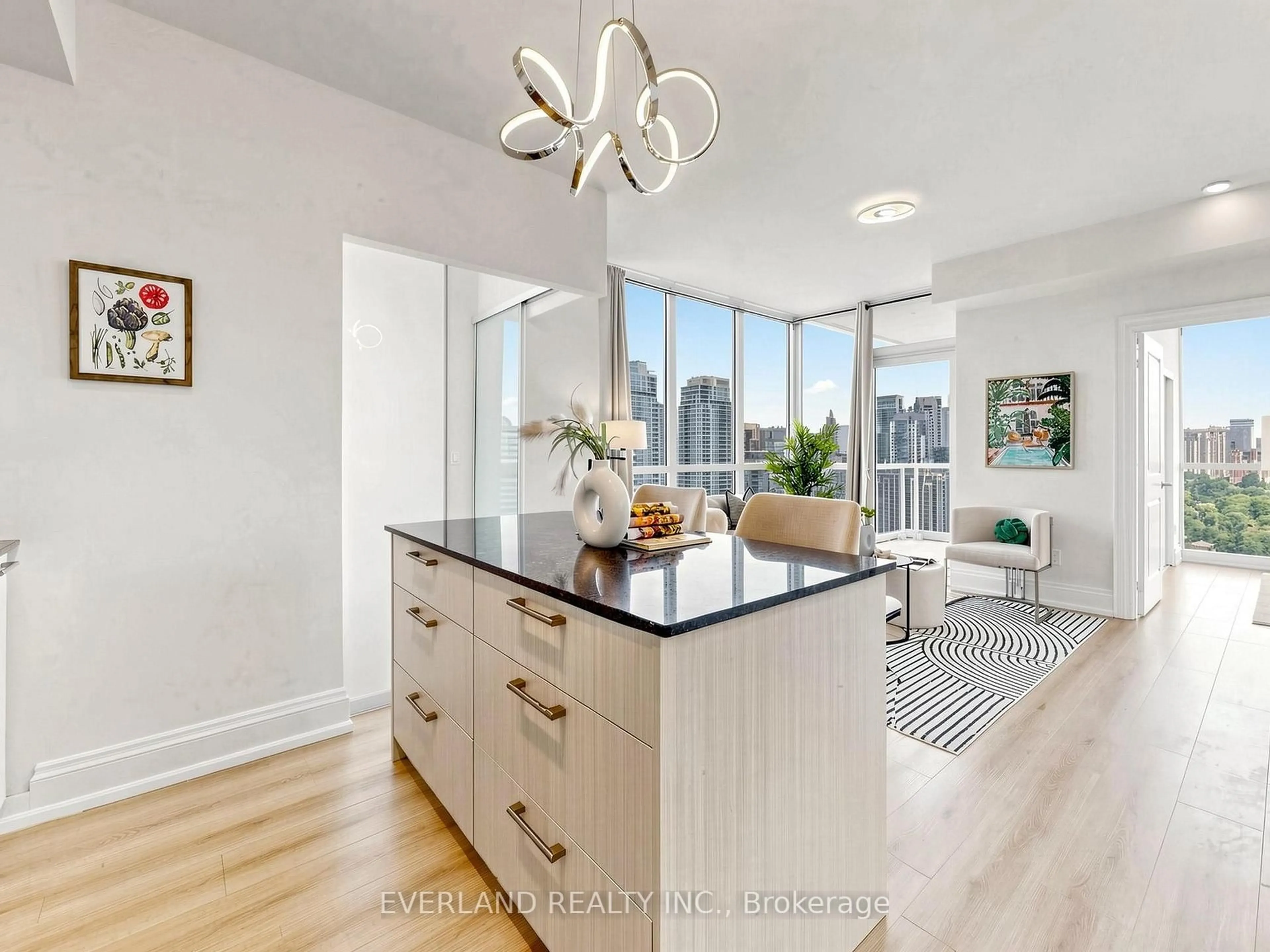 Open concept kitchen, unknown for 88 Sheppard Ave #2307, Toronto Ontario M2N 0G9