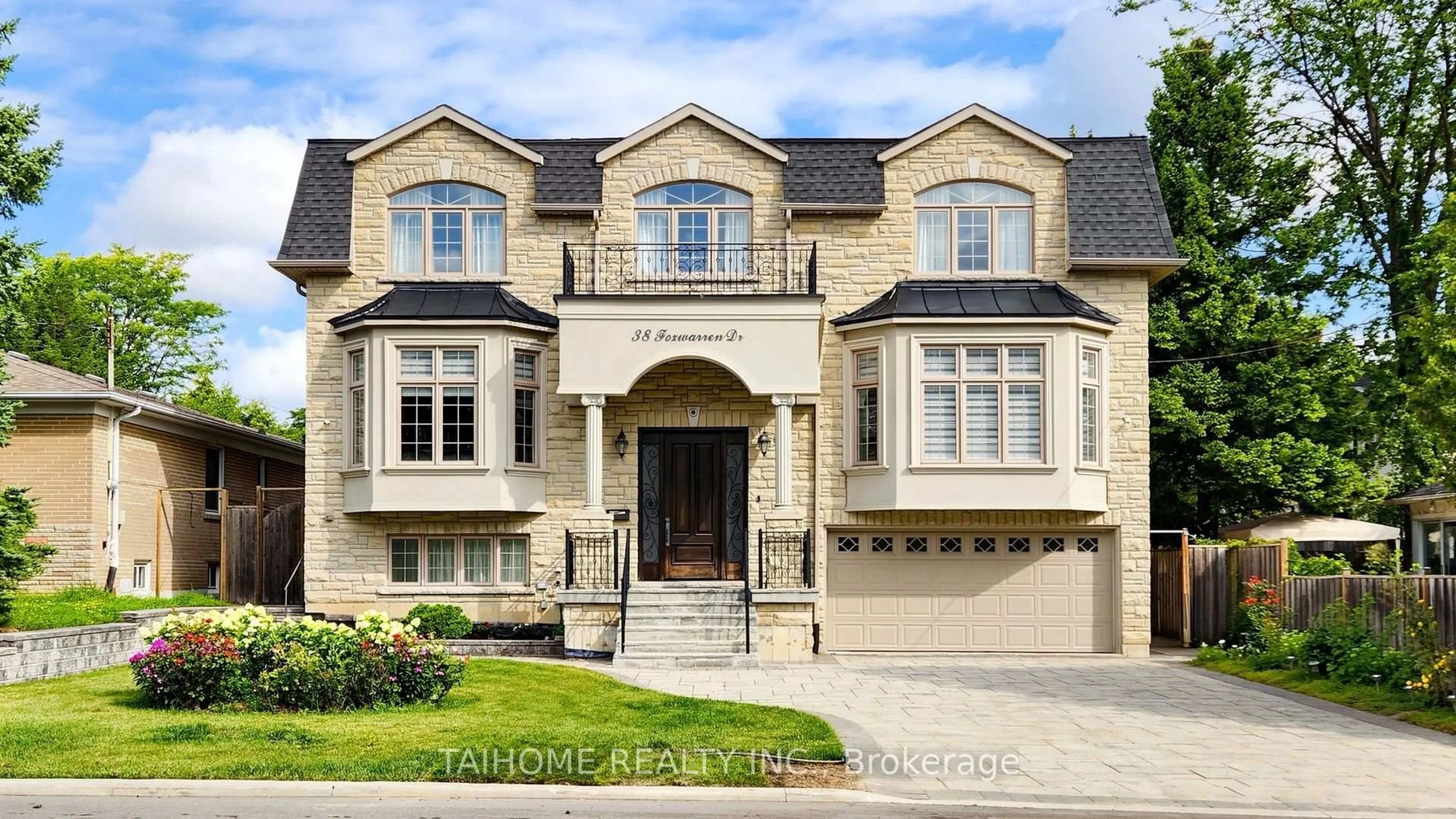 Home with brick exterior material, street for 38 Foxwarren Dr, Toronto Ontario M2K 1L3