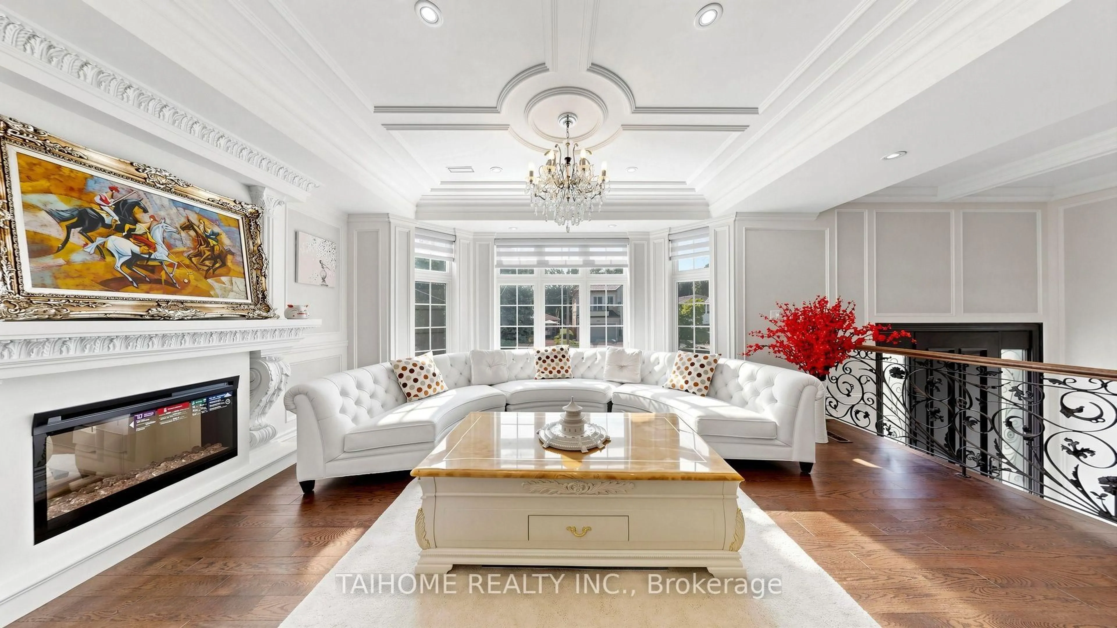 Living room with furniture, unknown for 38 Foxwarren Dr, Toronto Ontario M2K 1L3