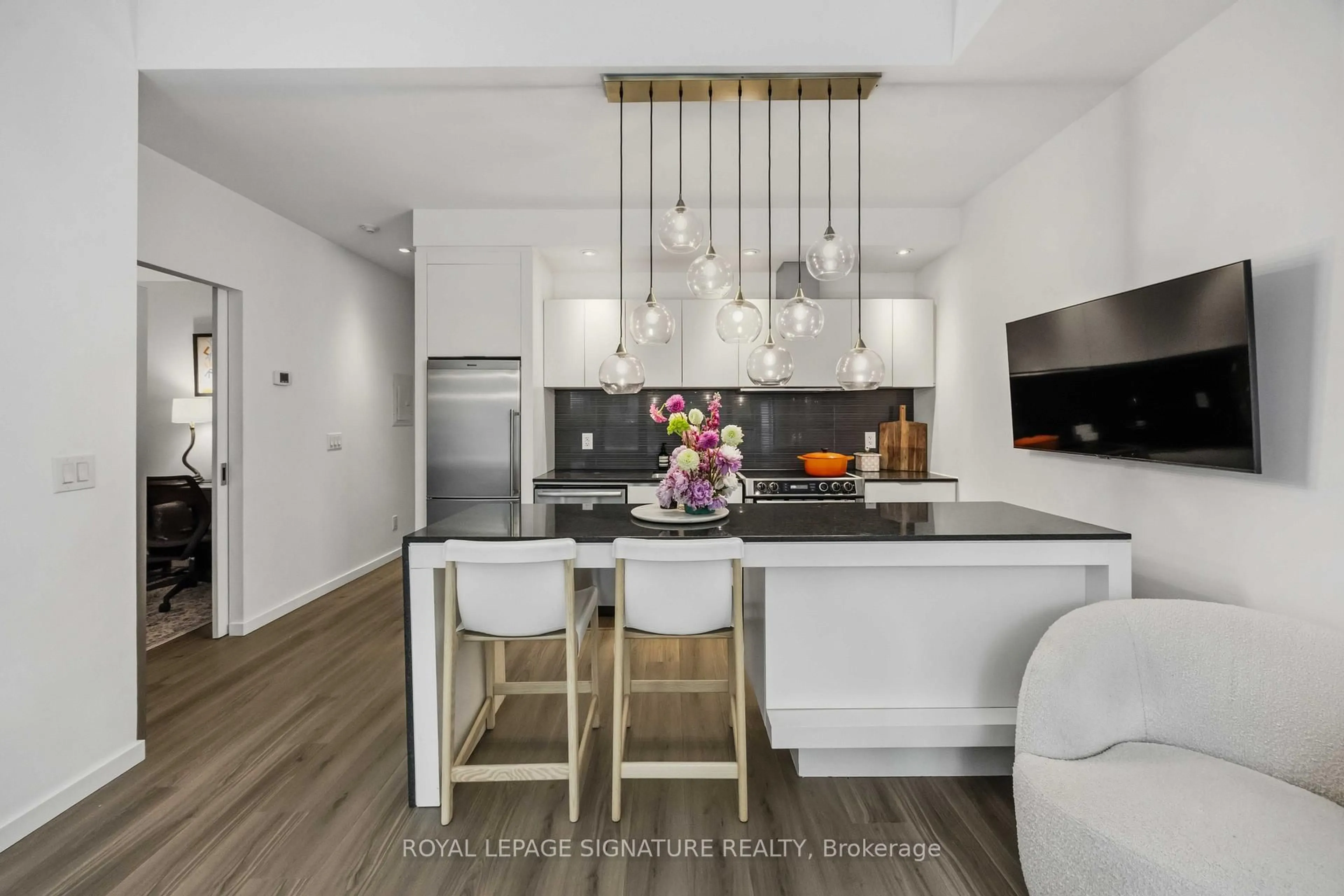 Open concept kitchen, unknown for 8 Charlotte St #202, Toronto Ontario M5V 0K4