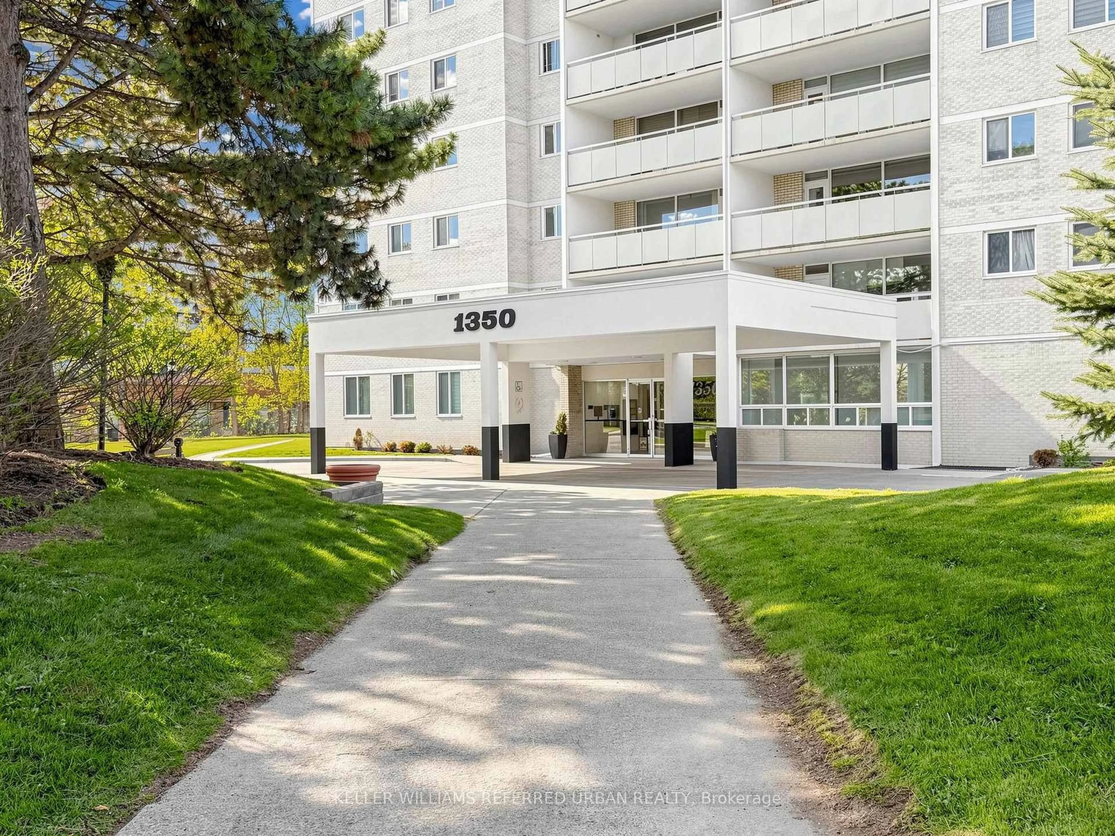 Patio, street for 1350 York Mills Rd #1406, Toronto Ontario M3A 1Z9
