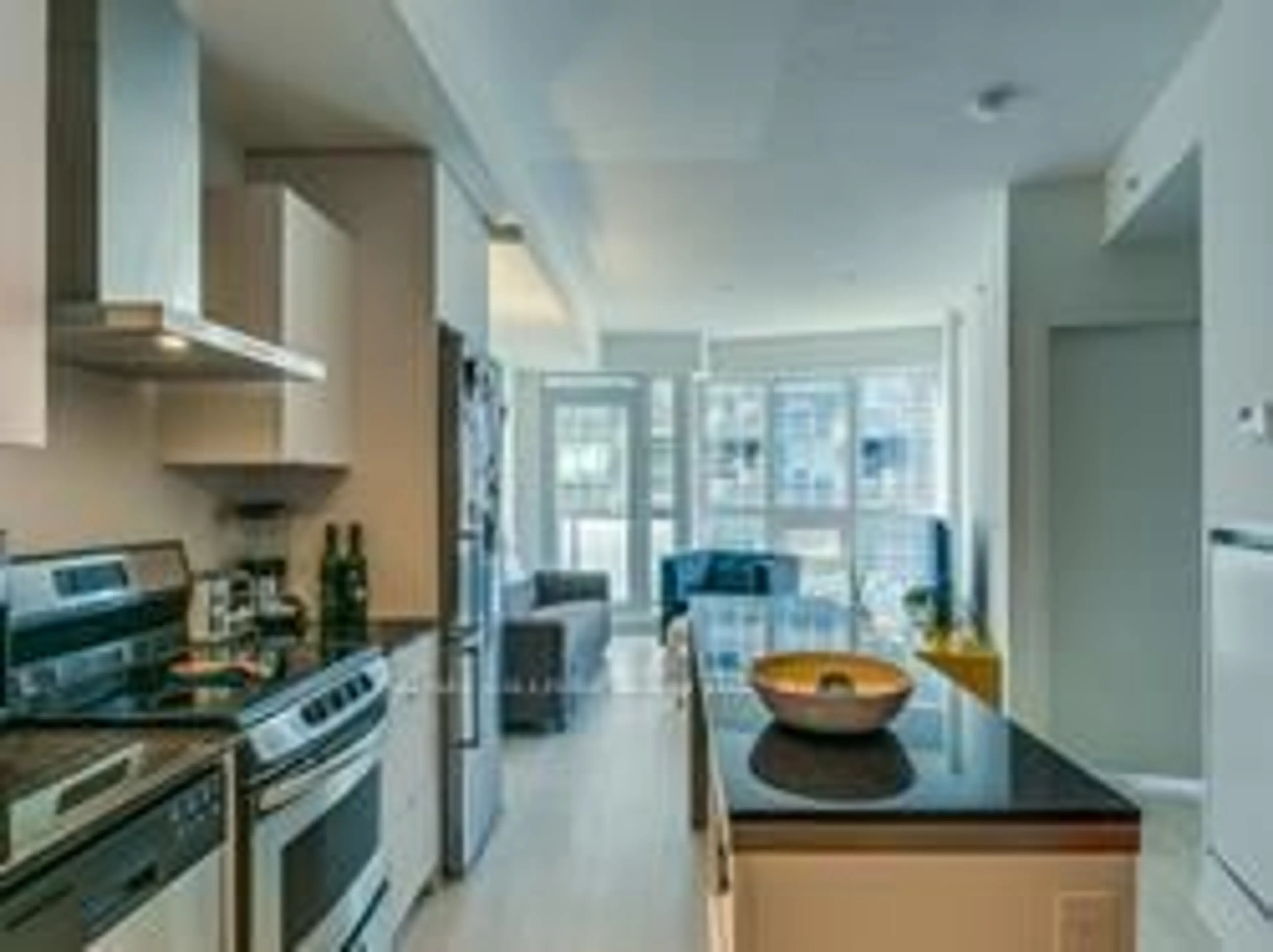 Open concept kitchen, ceramic/tile floor for 51 East Liberty St #1003, Toronto Ontario M6K 3P8