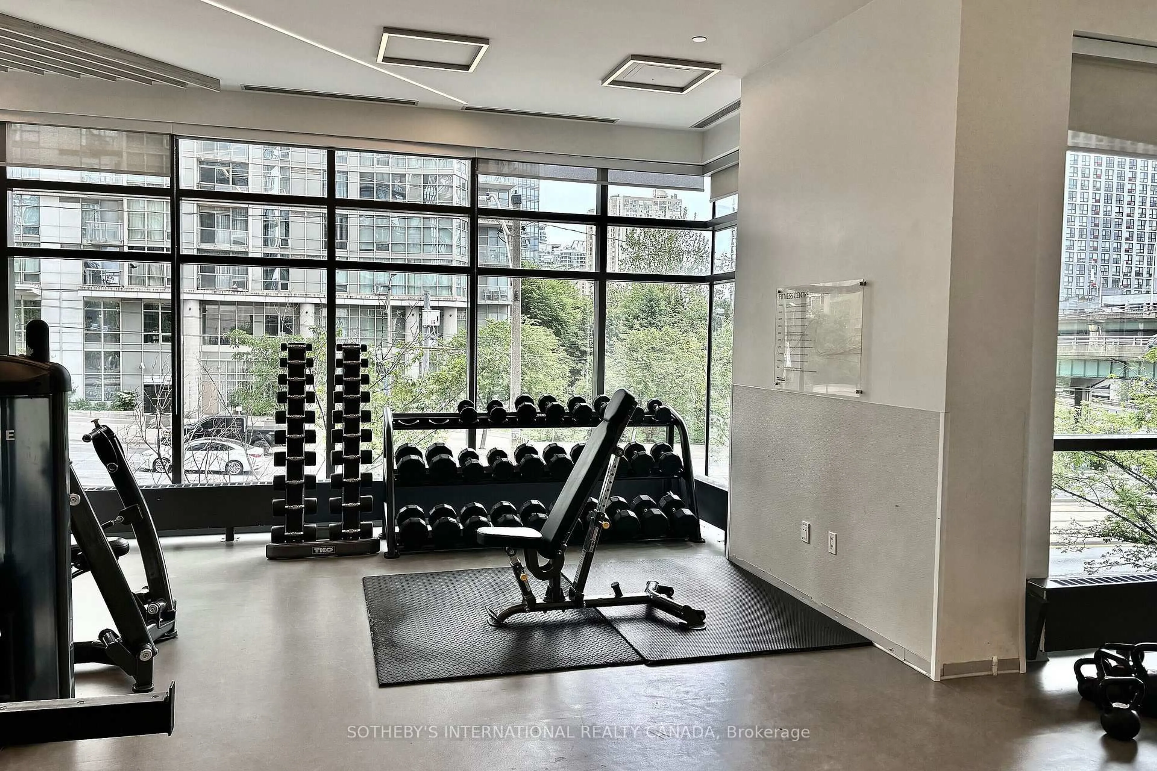 Gym or fitness room for 11 Brunel Crt #1216, Toronto Ontario M5V 3Y3