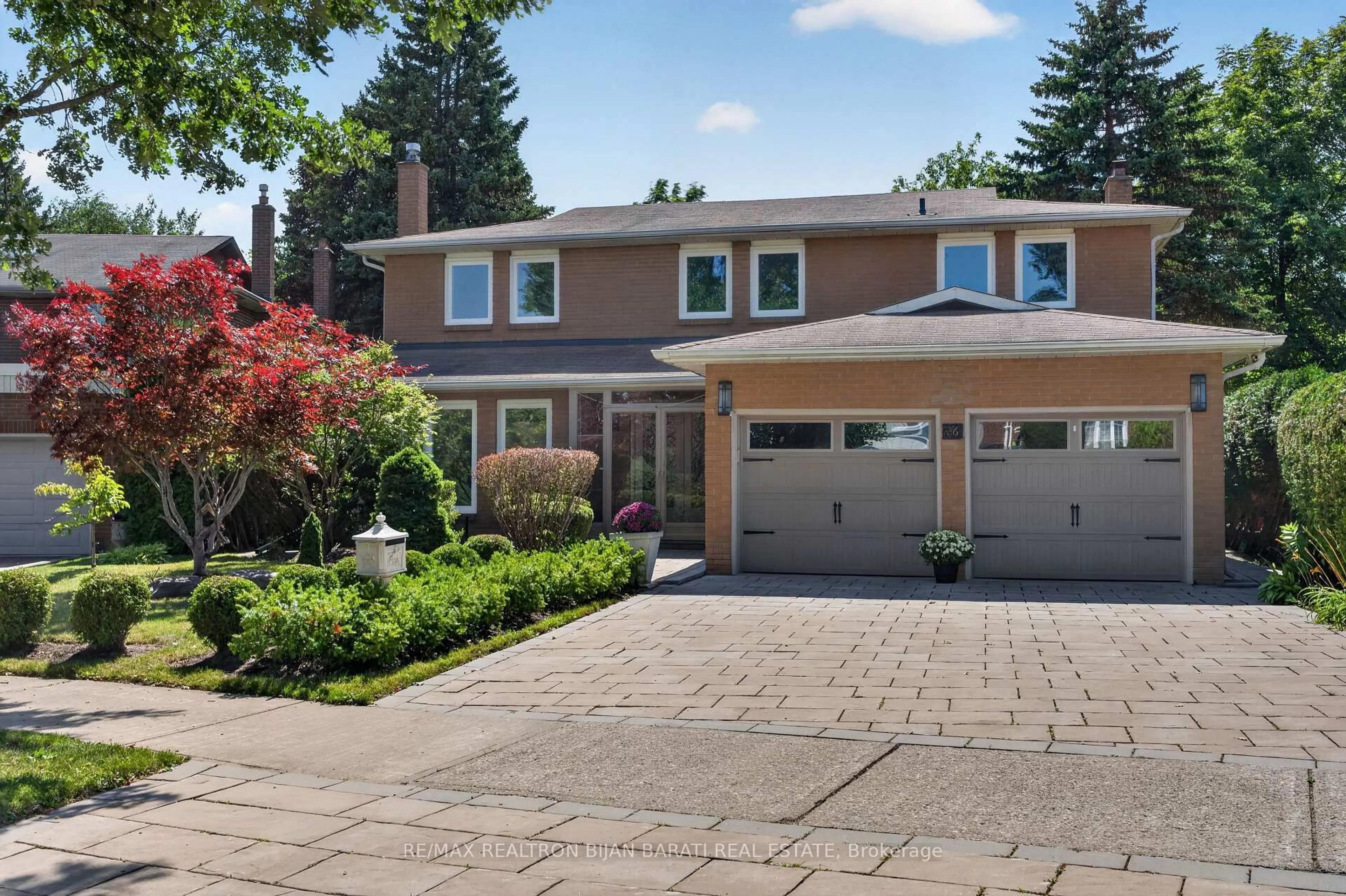Home with brick exterior material, street for 26 Saddletree Dr, Toronto Ontario M2H 3L3