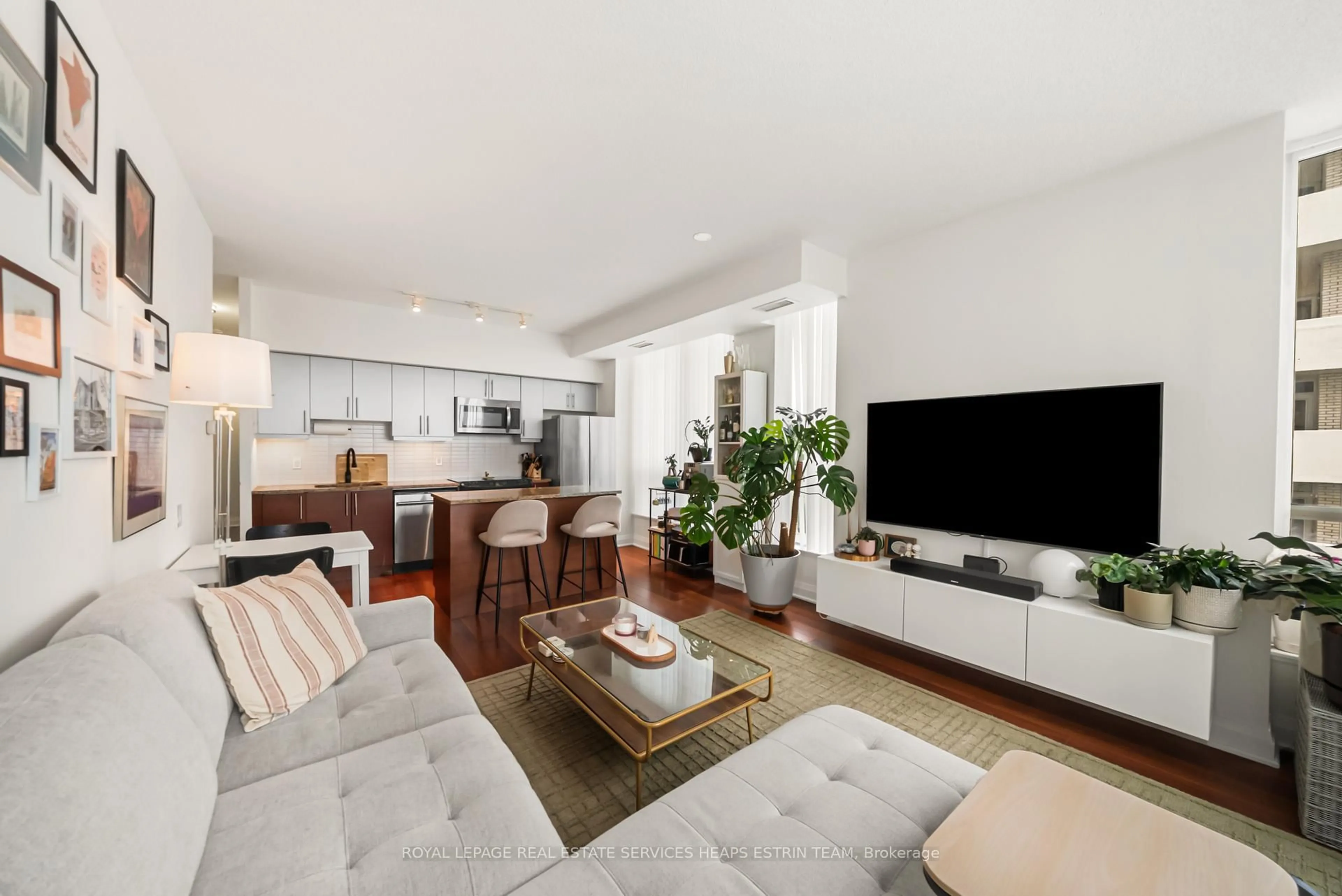 Living room with furniture, unknown for 83 Redpath Ave #704, Toronto Ontario M4S 0A2