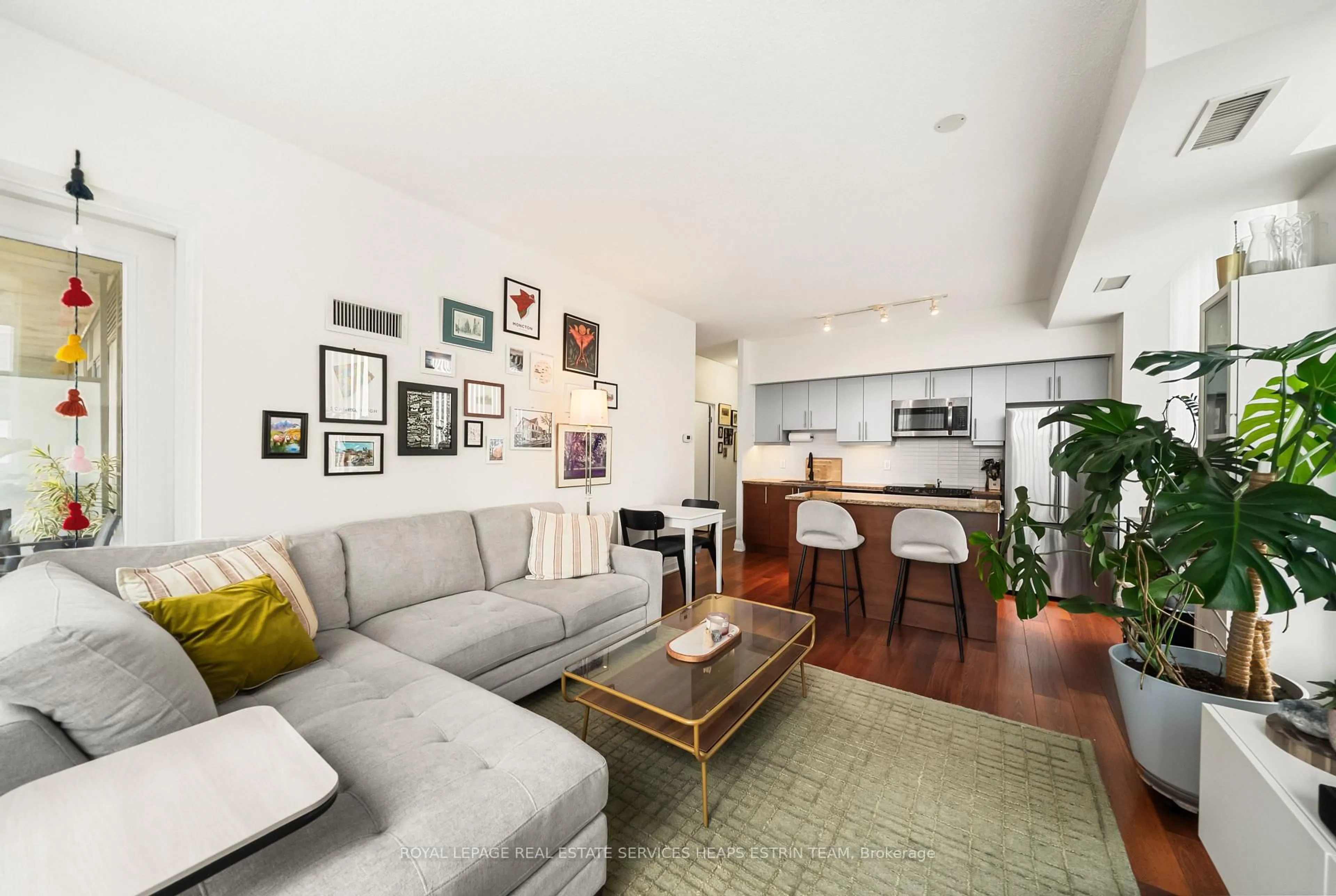 Living room with furniture, unknown for 83 Redpath Ave #704, Toronto Ontario M4S 0A2