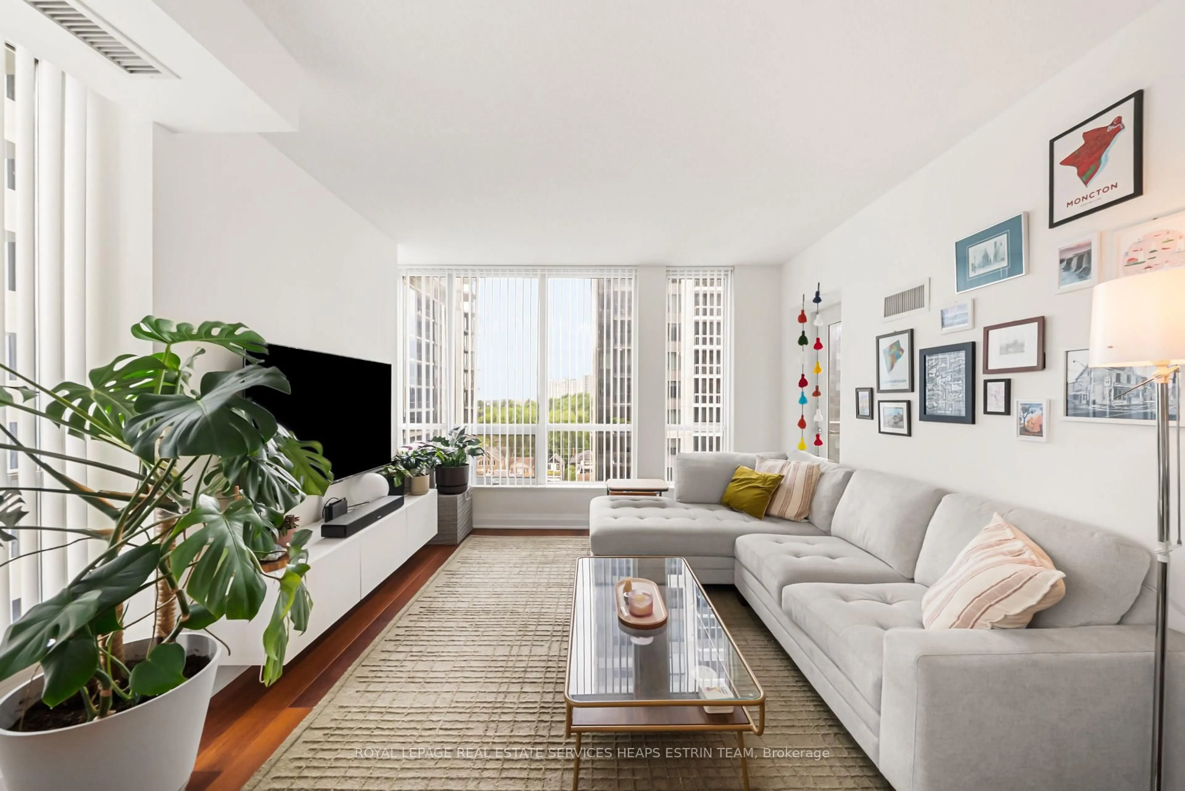 Living room with furniture, unknown for 83 Redpath Ave #704, Toronto Ontario M4S 0A2