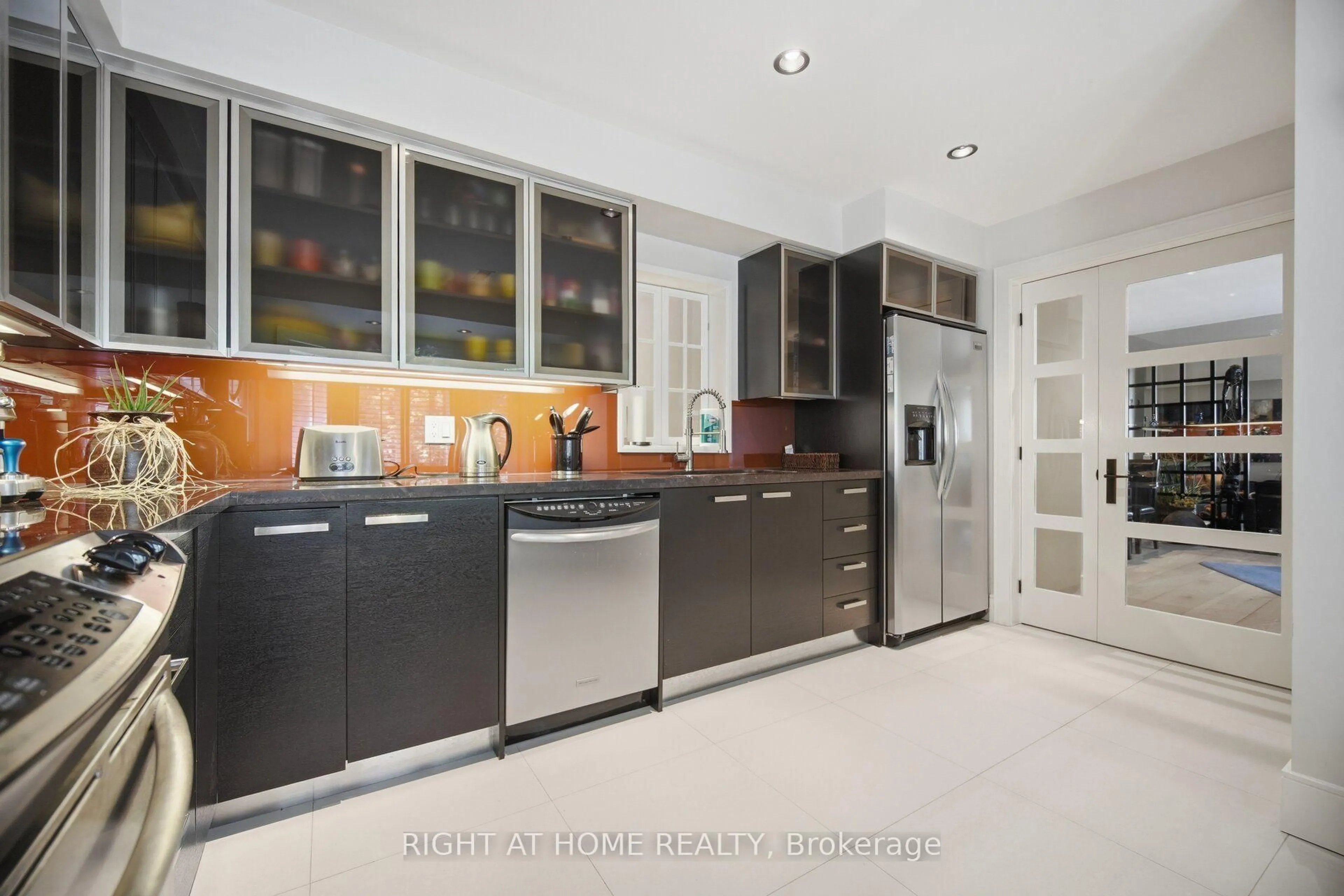 Contemporary kitchen, ceramic/tile floor for 25A Shaw St, Toronto Ontario M6J 3T5