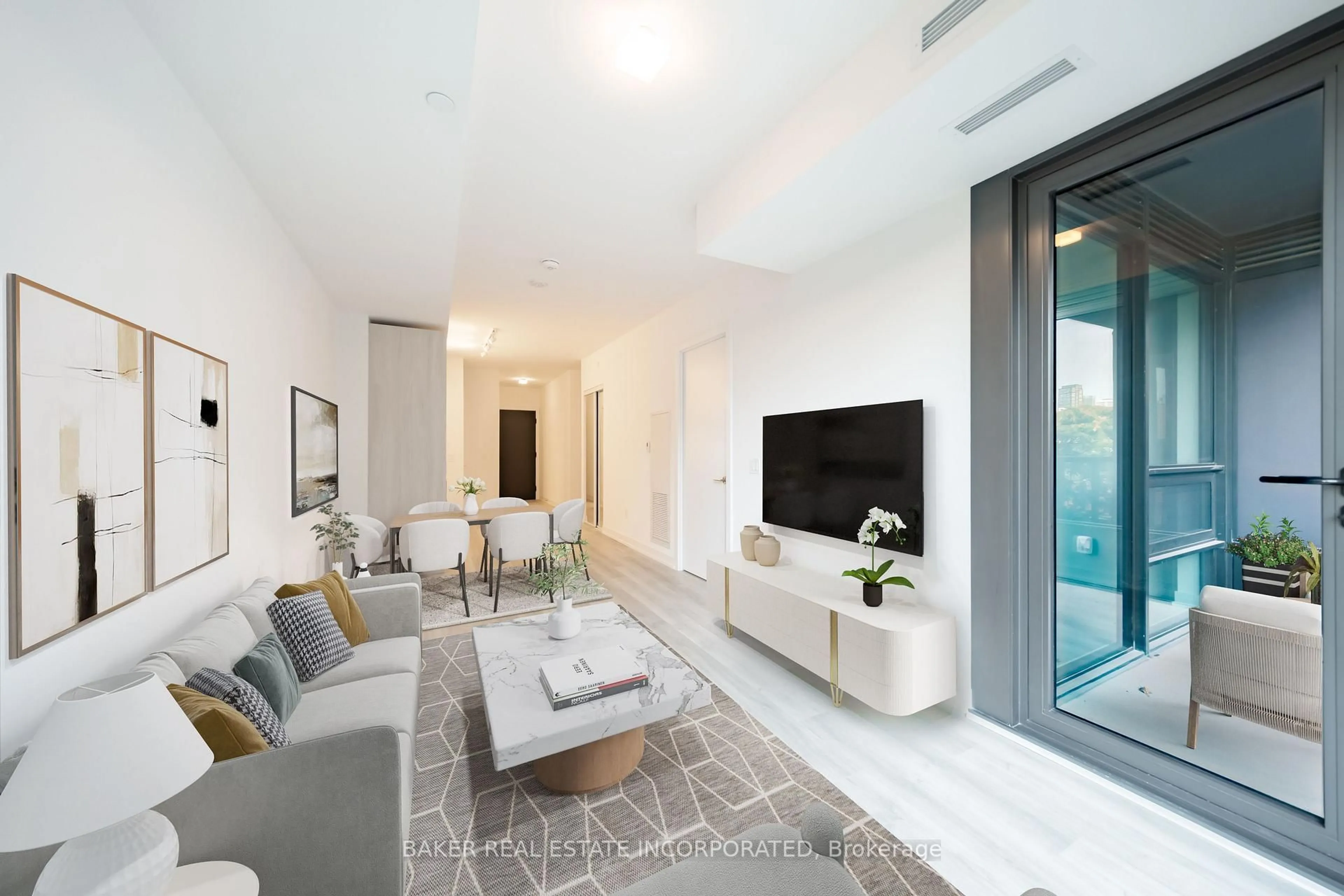 Living room with furniture, unknown for 28 Eastern Ave #403, Toronto Ontario M5A 0Y2