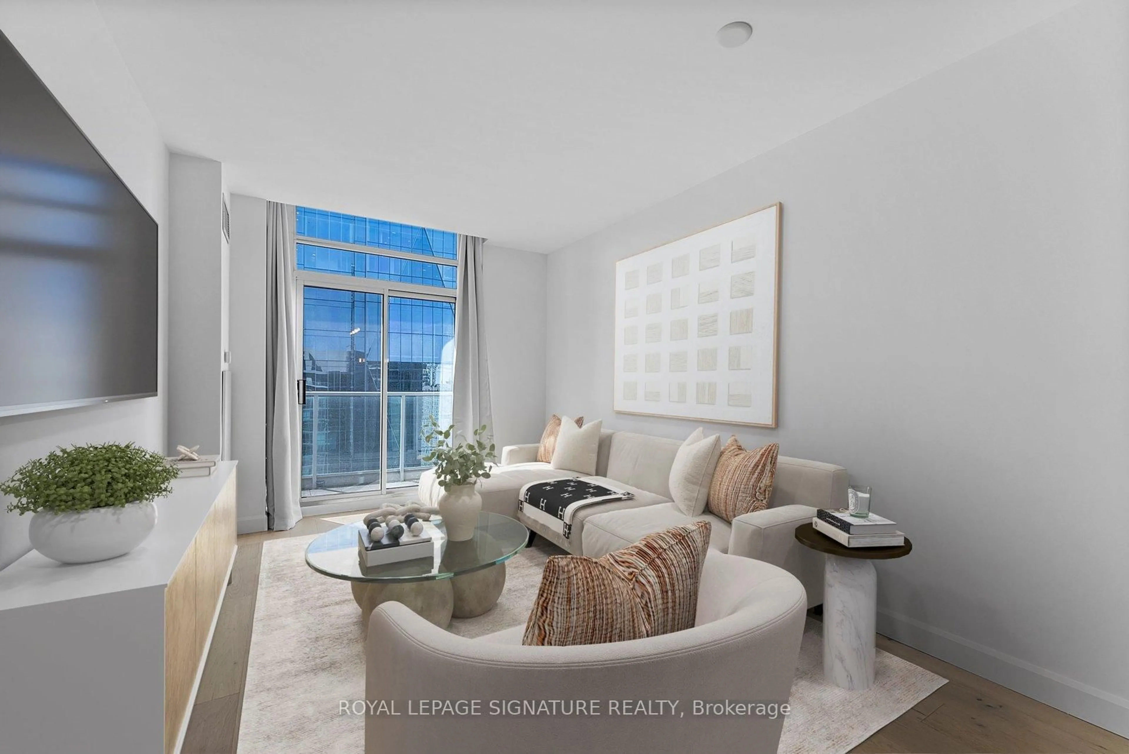 Living room with furniture, unknown for 18 Yonge St #PH11, Toronto Ontario M5E 1Z8
