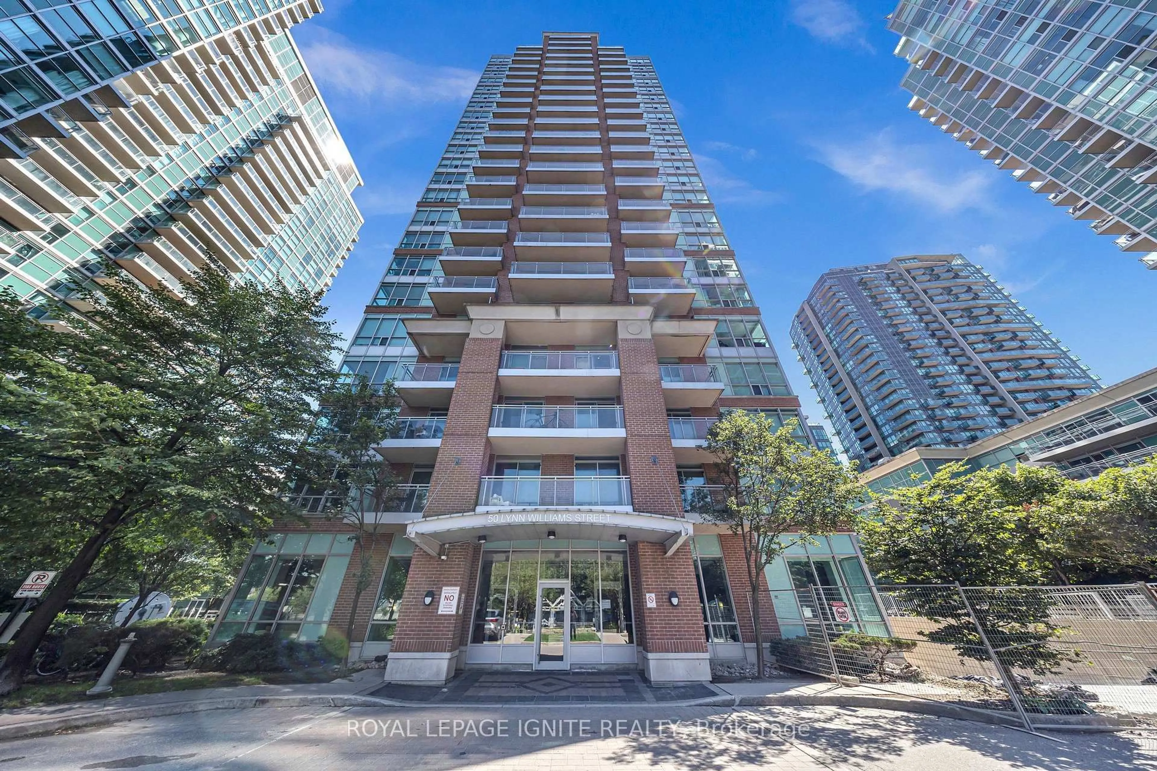 Indoor foyer for 50 Lynn Williams St #1907, Toronto Ontario M6K 3R9