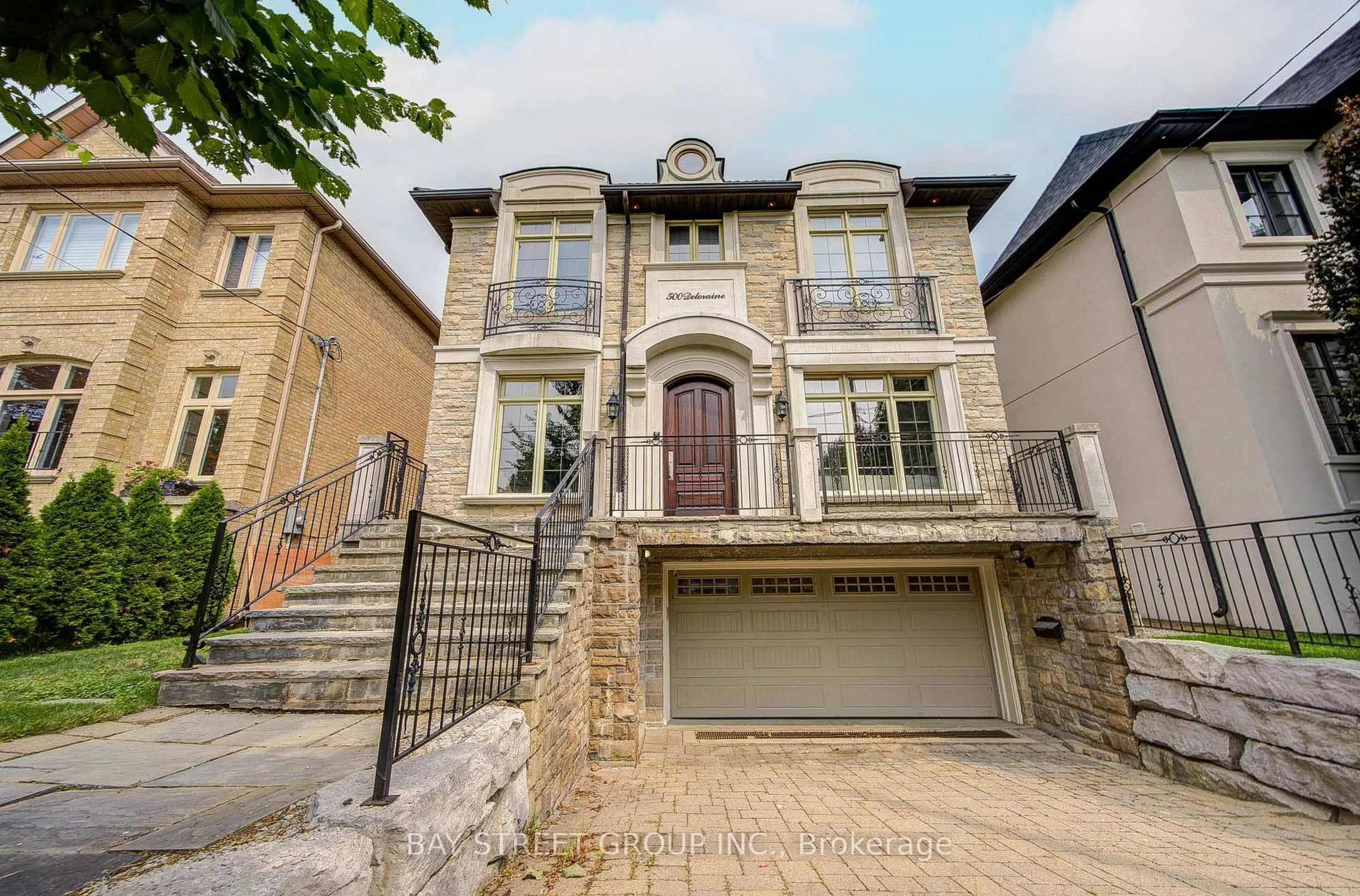 Home with brick exterior material, street for 500 Deloraine Ave, Toronto Ontario M5M 2B8
