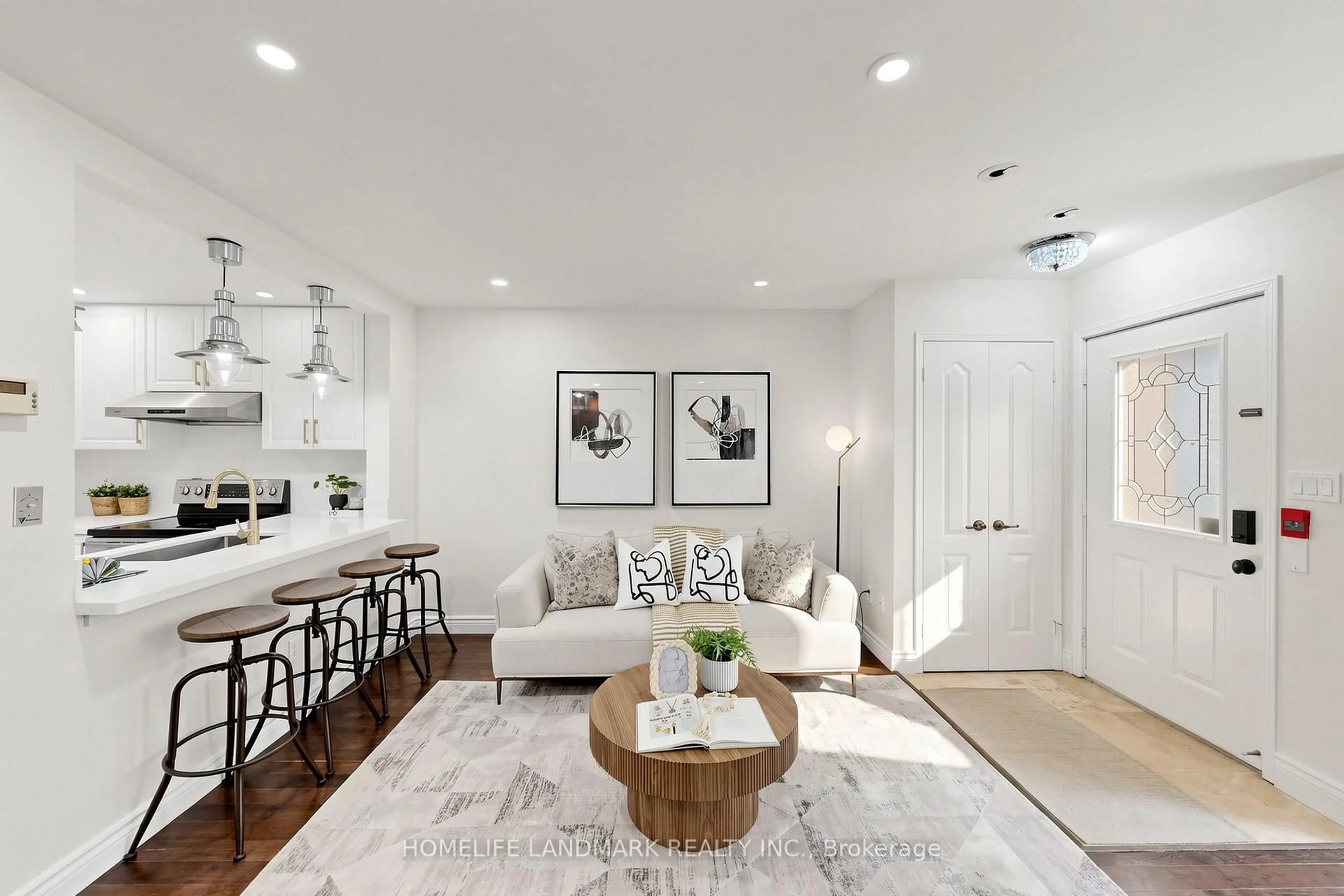 Living room with furniture, unknown for 108 Finch Ave #B29, Toronto Ontario M2N 6W6