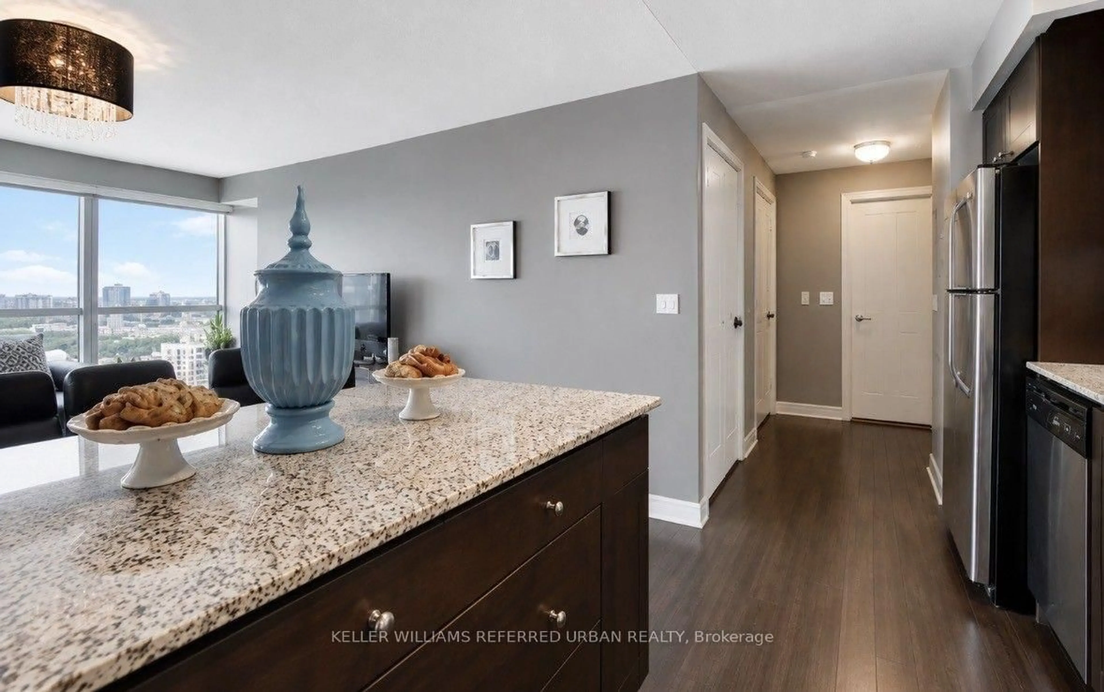 Open concept kitchen, unknown for 100 Western Battery Rd #1803, Toronto Ontario M6K 3S2