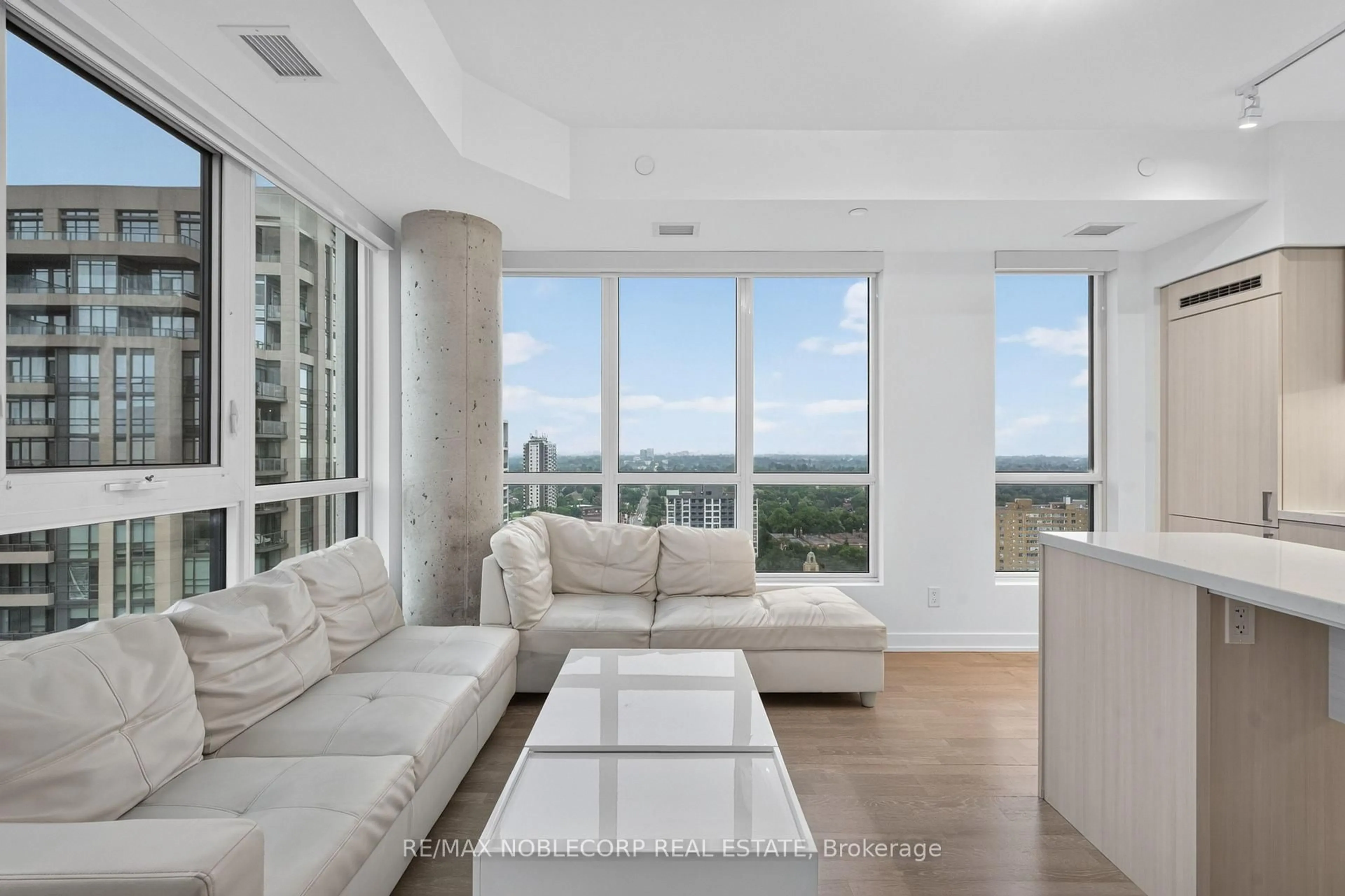 Living room with furniture, unknown for 501 St Clair Ave #1911, Toronto Ontario M5P 0A2