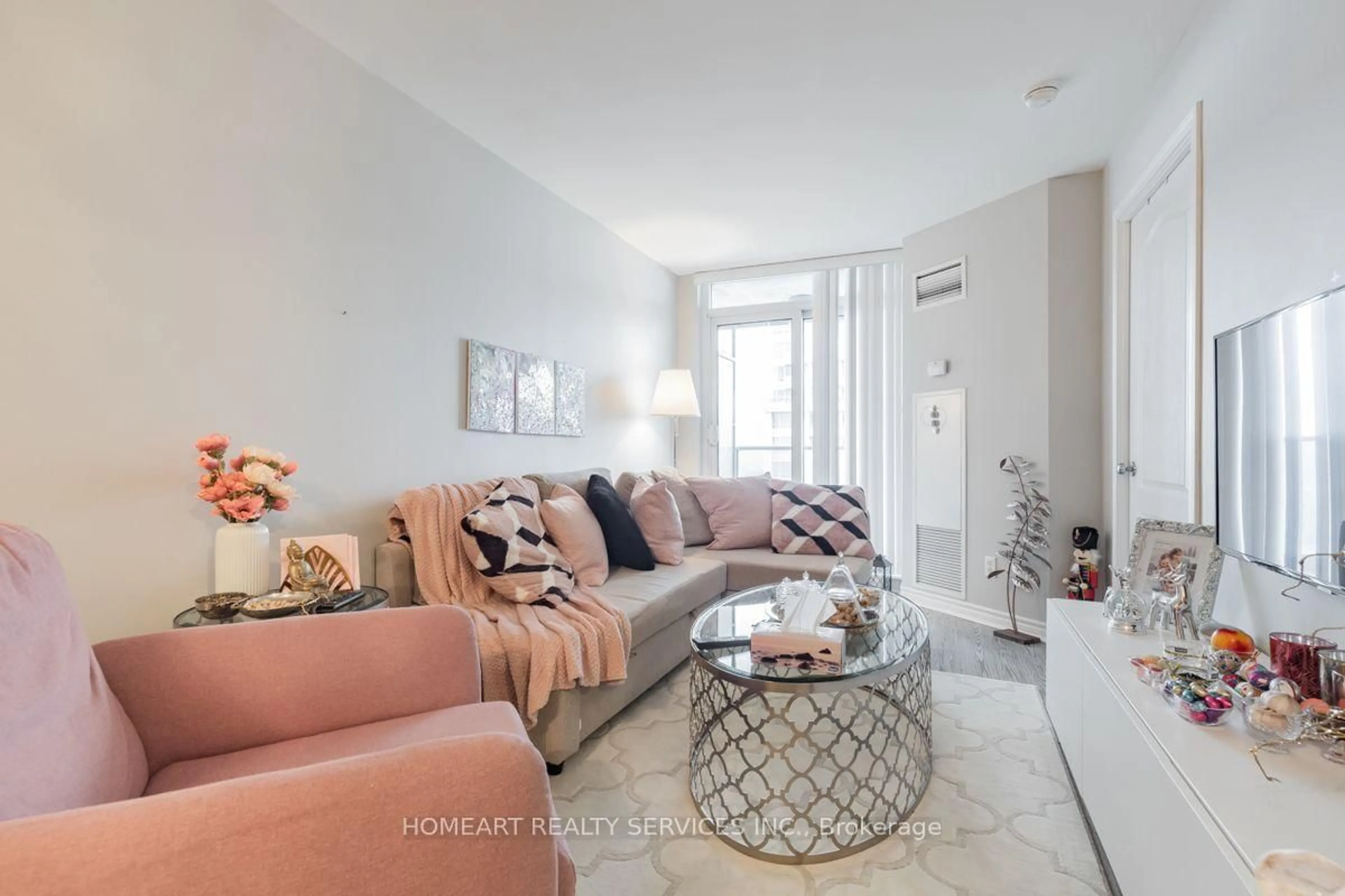 Living room with furniture, unknown for 3 Rean Dr #2012, Toronto Ontario M2K 3C2