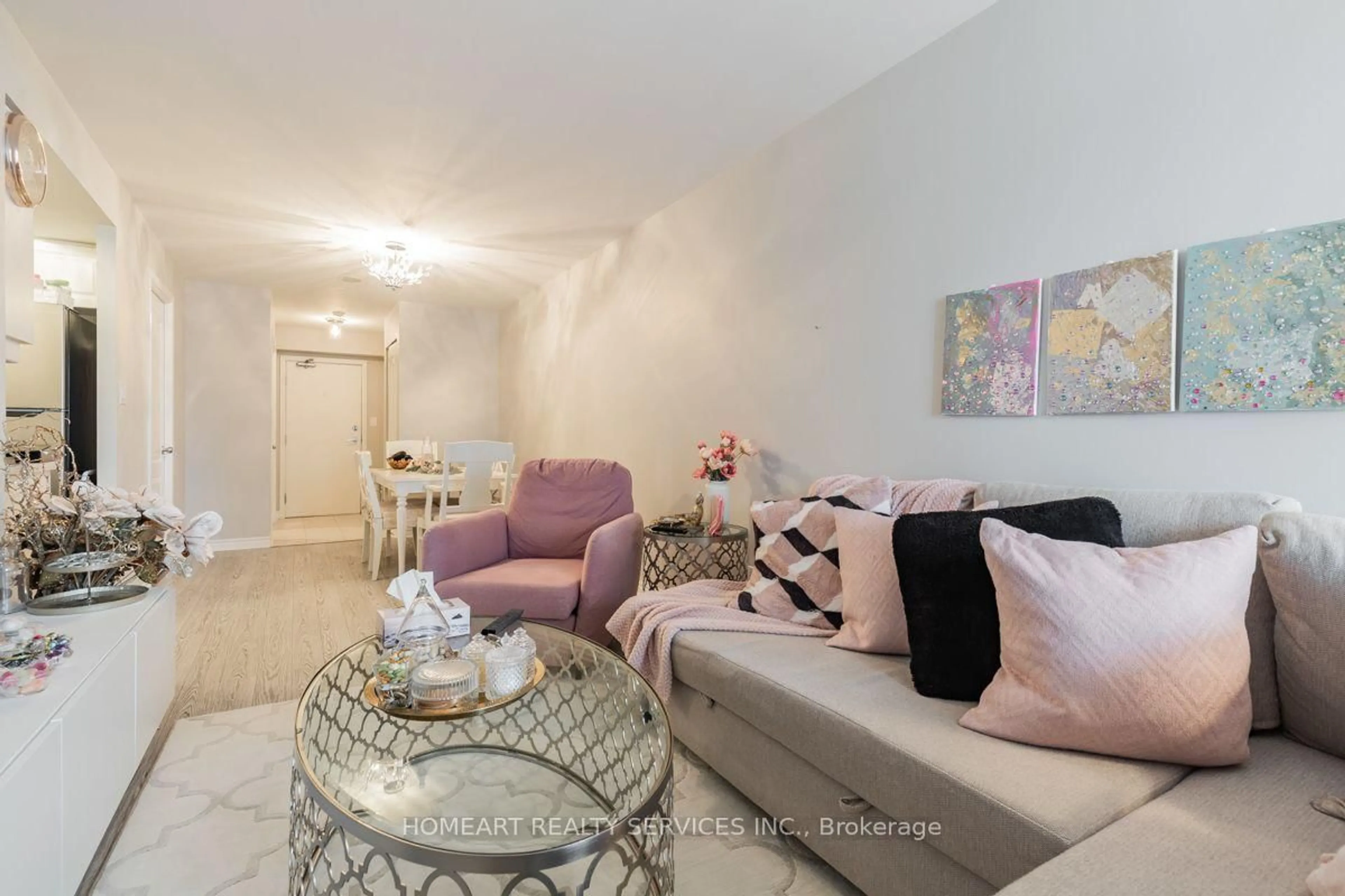 Living room with furniture, unknown for 3 Rean Dr #2012, Toronto Ontario M2K 3C2