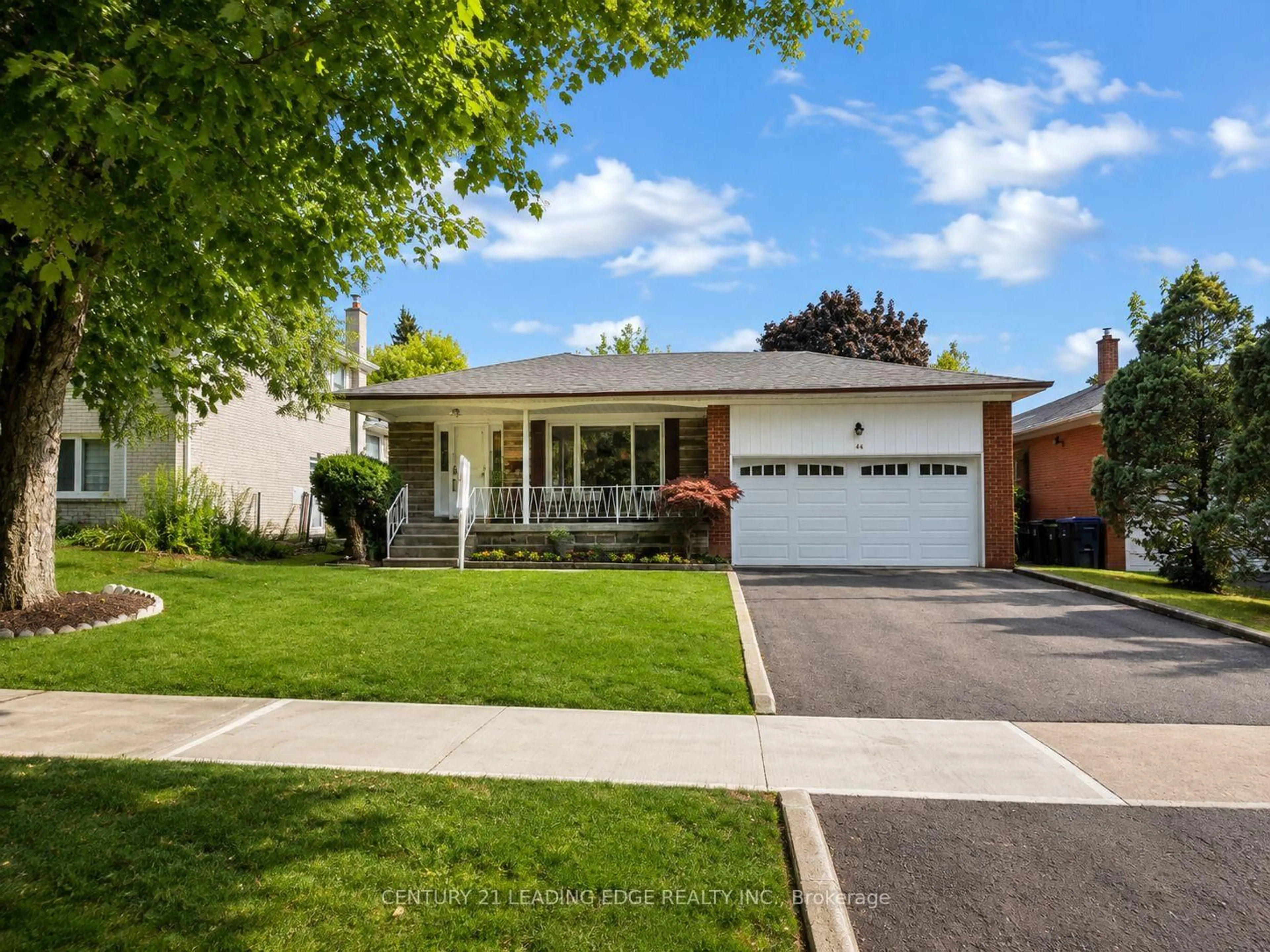Home with brick exterior material, street for 46 Adamede Cres, Toronto Ontario M2H 1B7