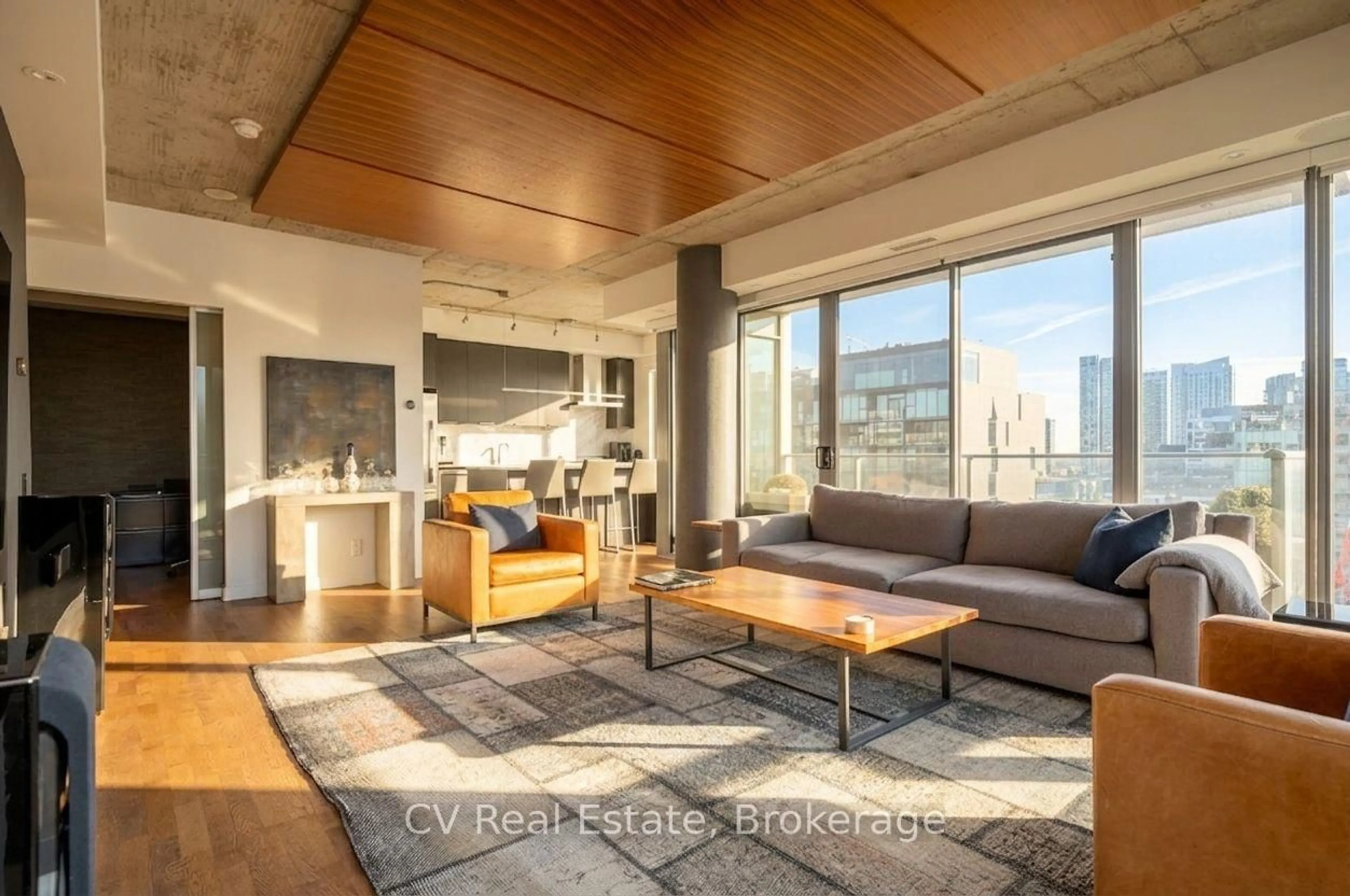 Living room with furniture, unknown for 95 Bathurst St #1305, Toronto Ontario M5V 0H7