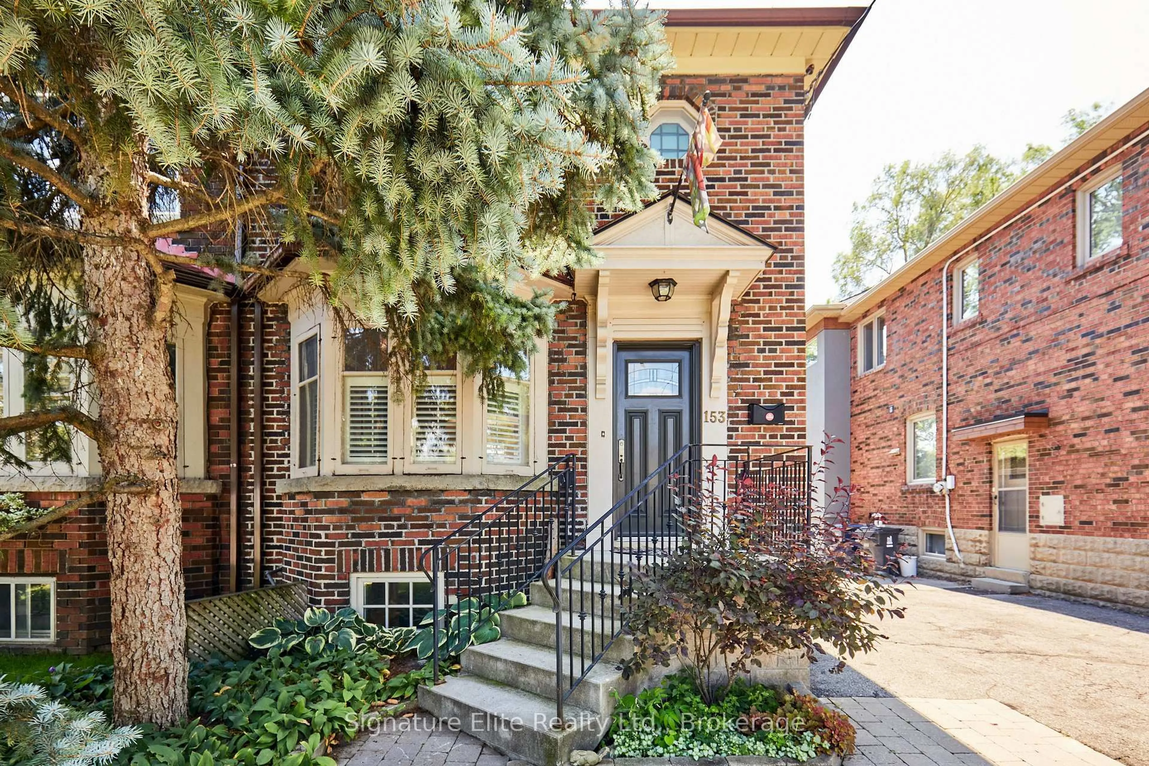 Home with brick exterior material, street for 153 Parkhurst Blvd, Toronto Ontario M4G 2E8