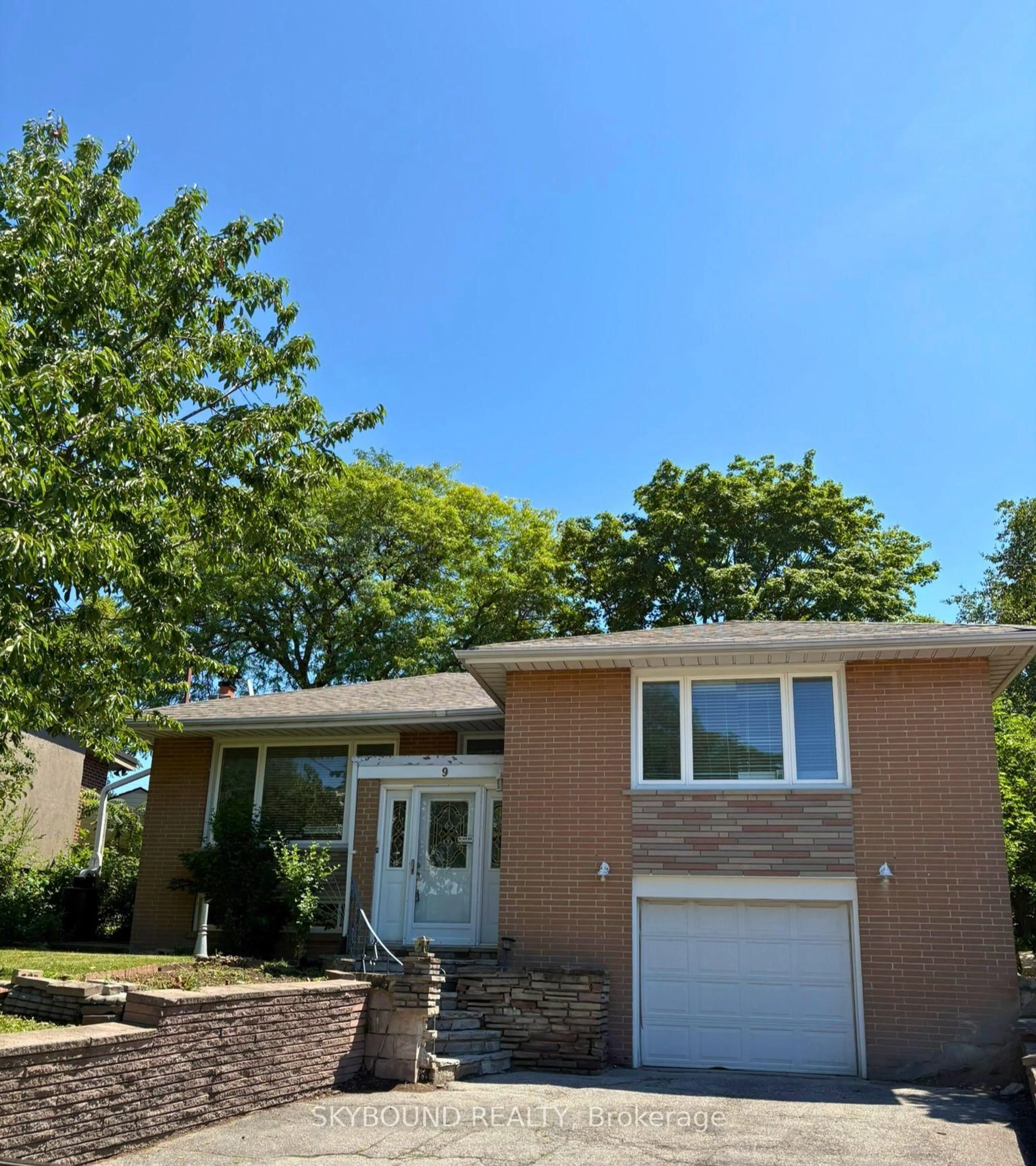 Home with brick exterior material, street for 9 Caronport Cres, Toronto Ontario M3A 1G9