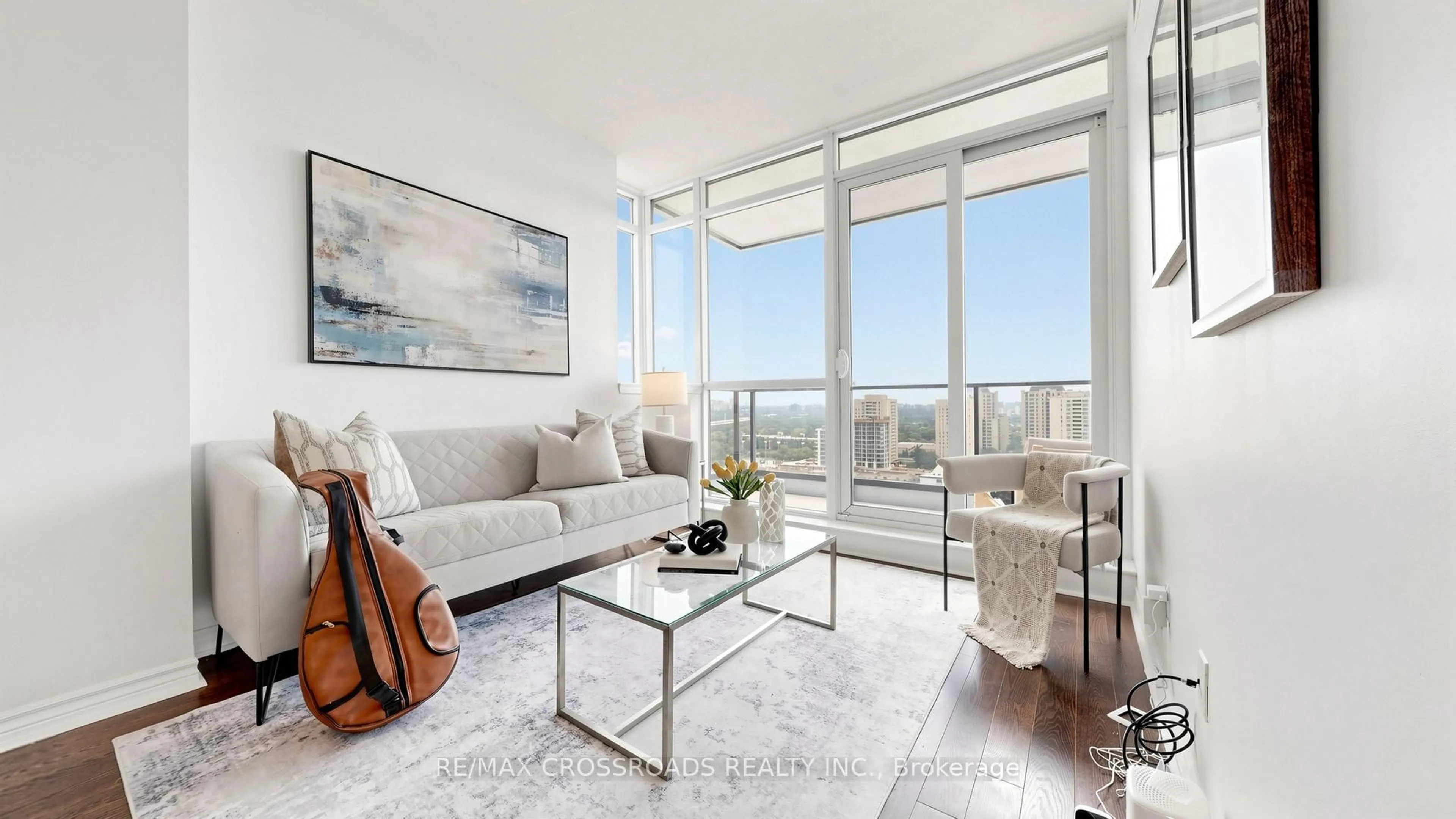 Living room with furniture, unknown for 2885 Bayview Ave #1401, Toronto Ontario M2K 0A3