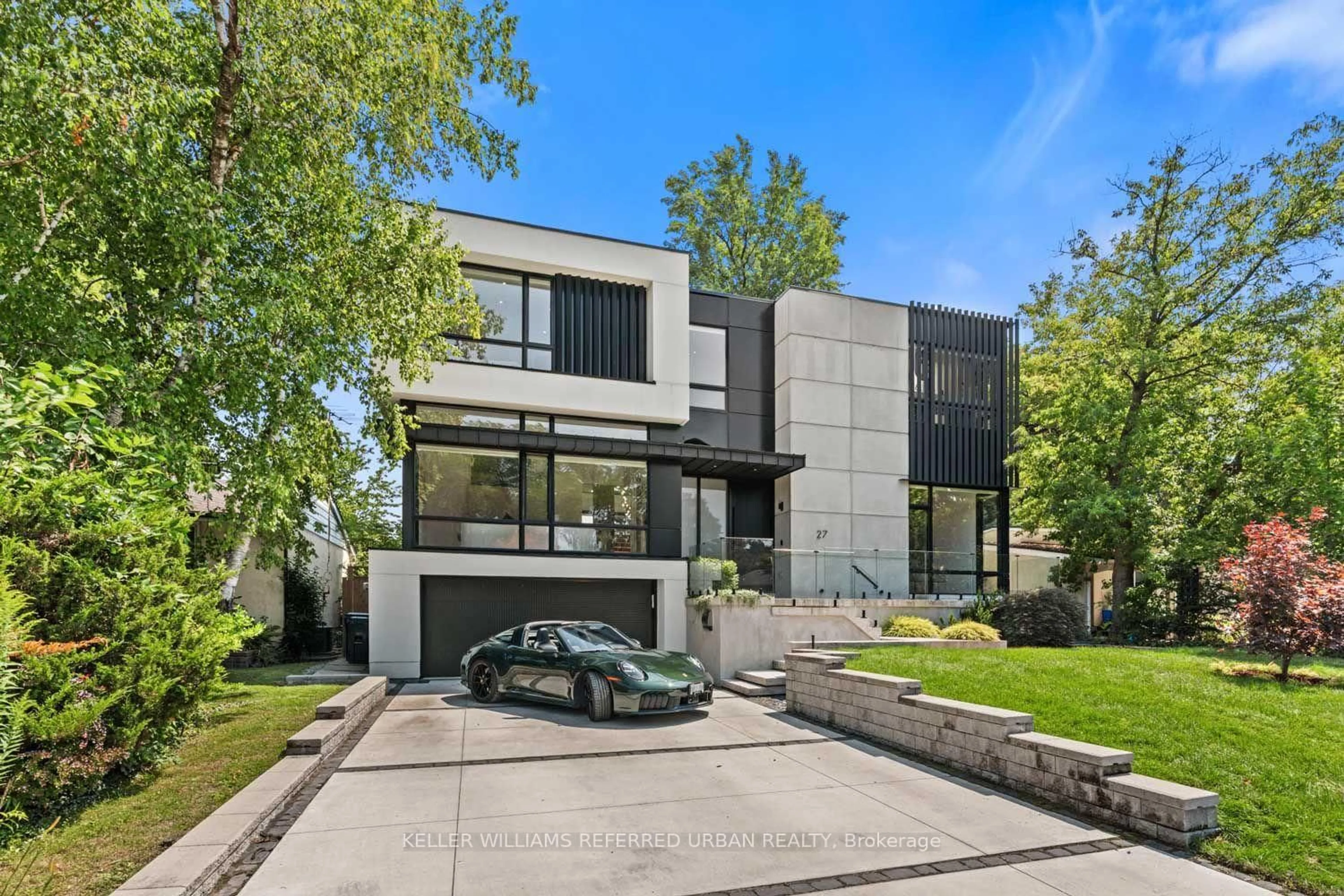 Home with brick exterior material, street for 27 Berkinshaw Cres, Toronto Ontario M3B 2T1