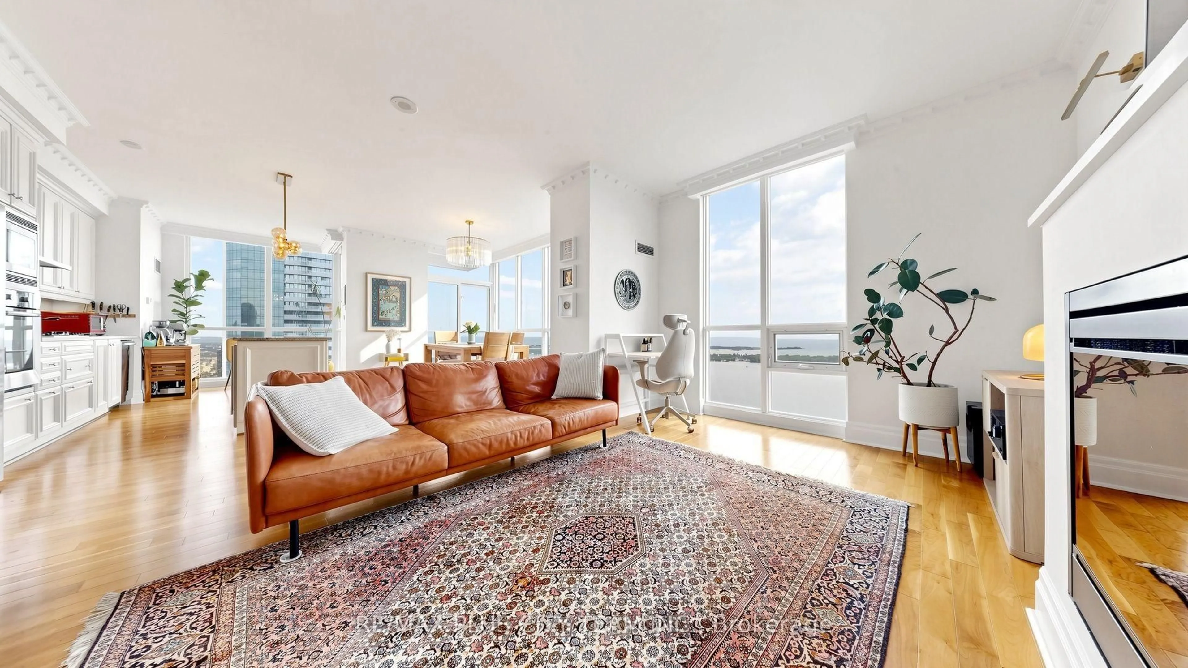Living room with furniture, unknown for 16 Harbour St #5005, Toronto Ontario M5J 2Z7