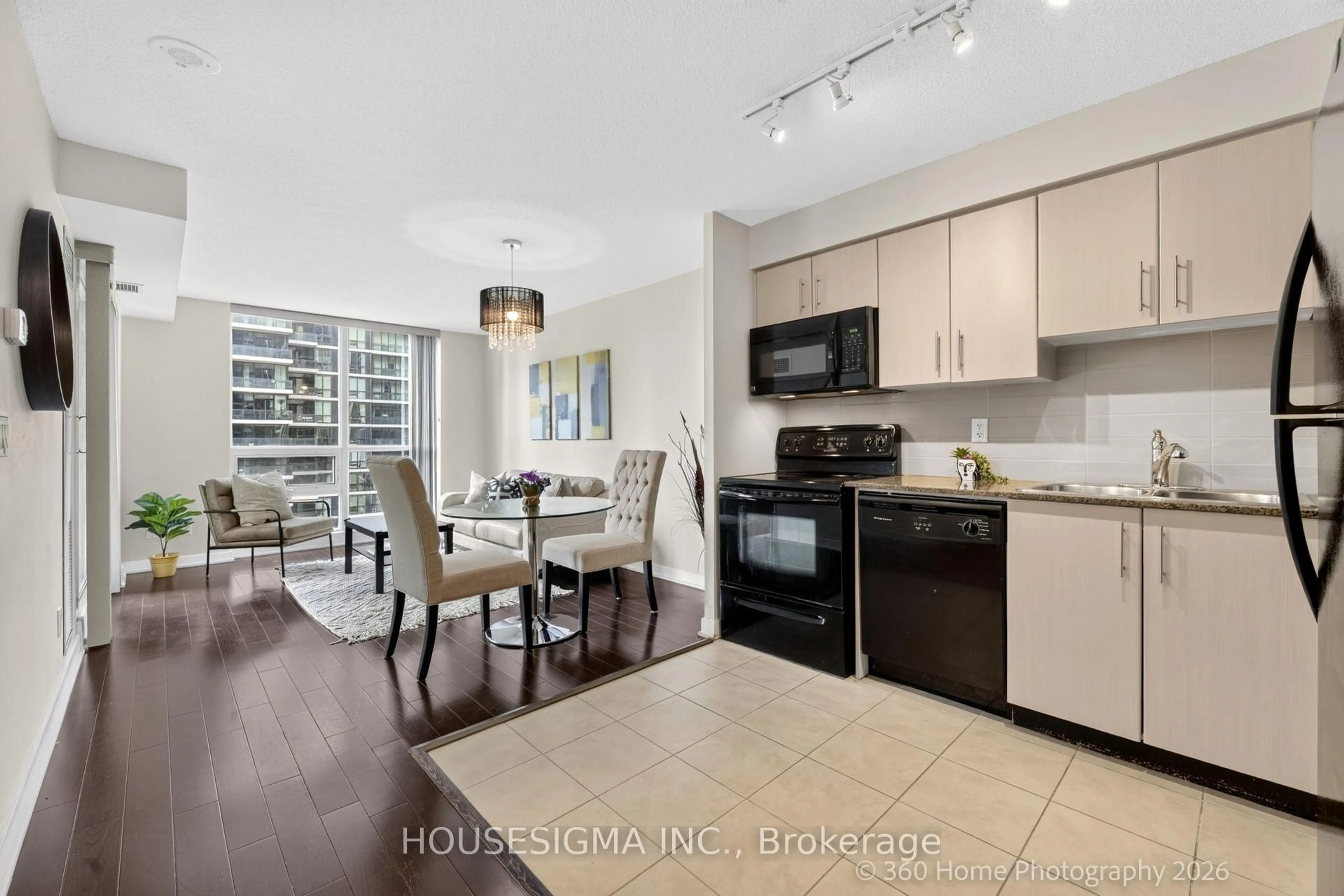 Open concept kitchen, unknown for 12 Yonge St #1609, Toronto Ontario M5E 1R4