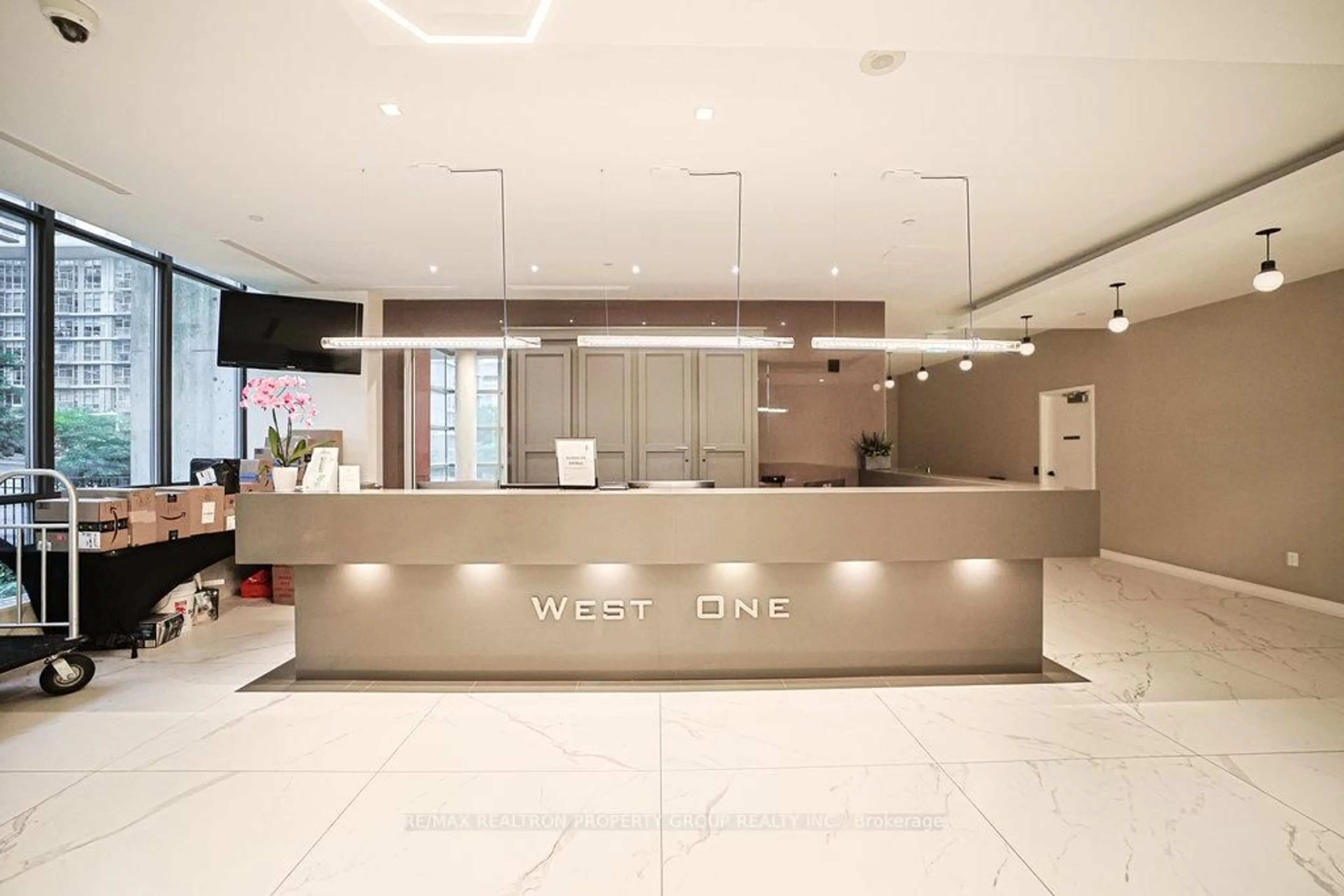 Lobby for 11 Brunel Crt #2605, Toronto Ontario M5V 3Y3