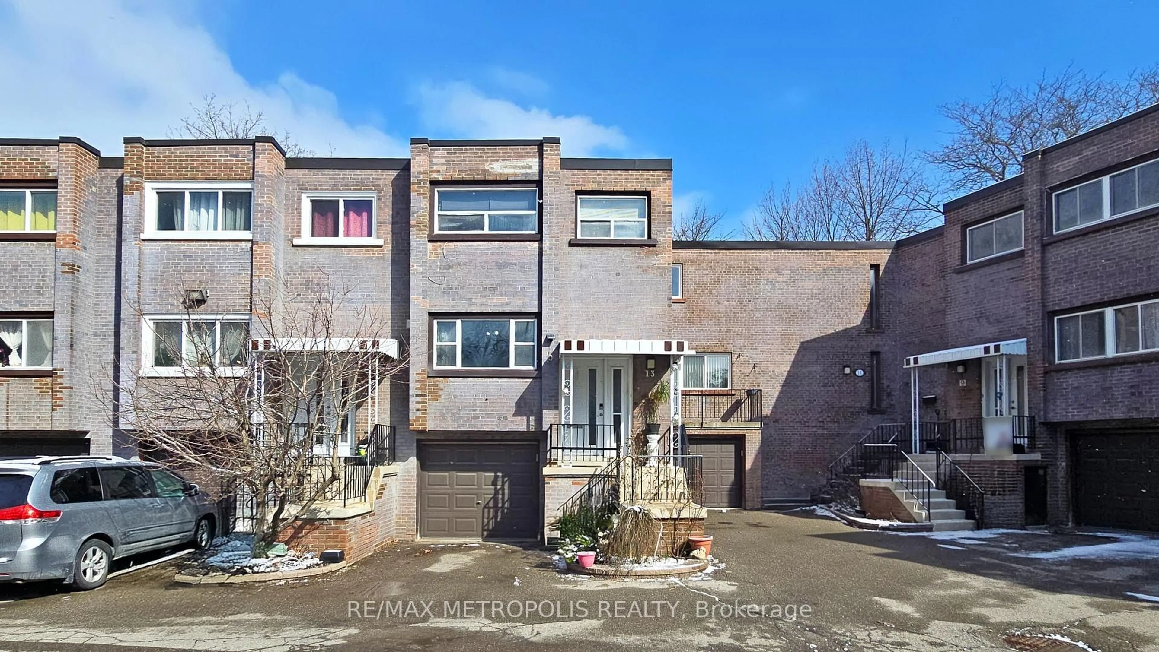 Home with brick exterior material, street for 13 Candy Court Way #13, Toronto Ontario M2R 2Y7