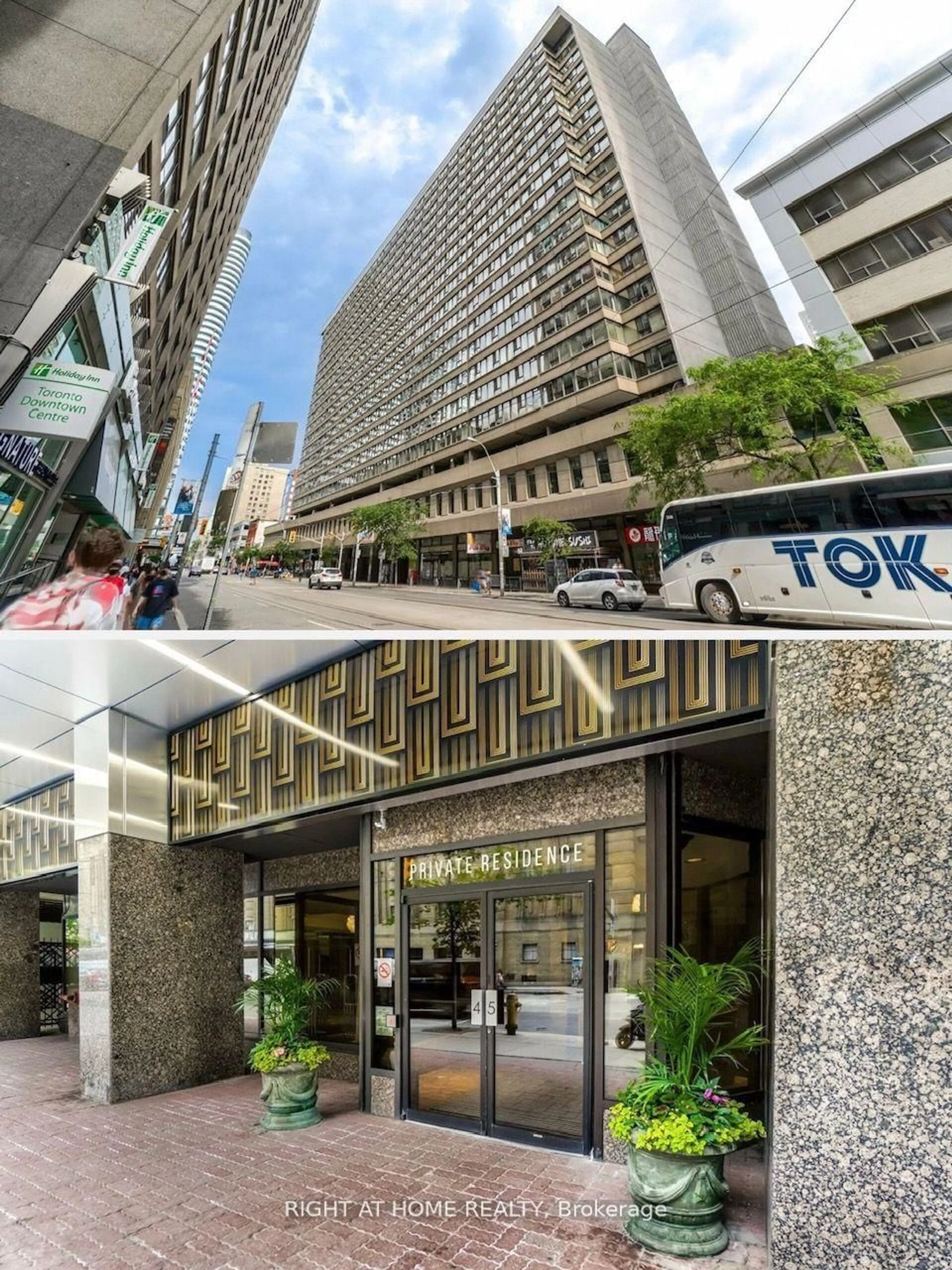 Indoor foyer for 45 Carlton St #919, Toronto Ontario M5B 2H9