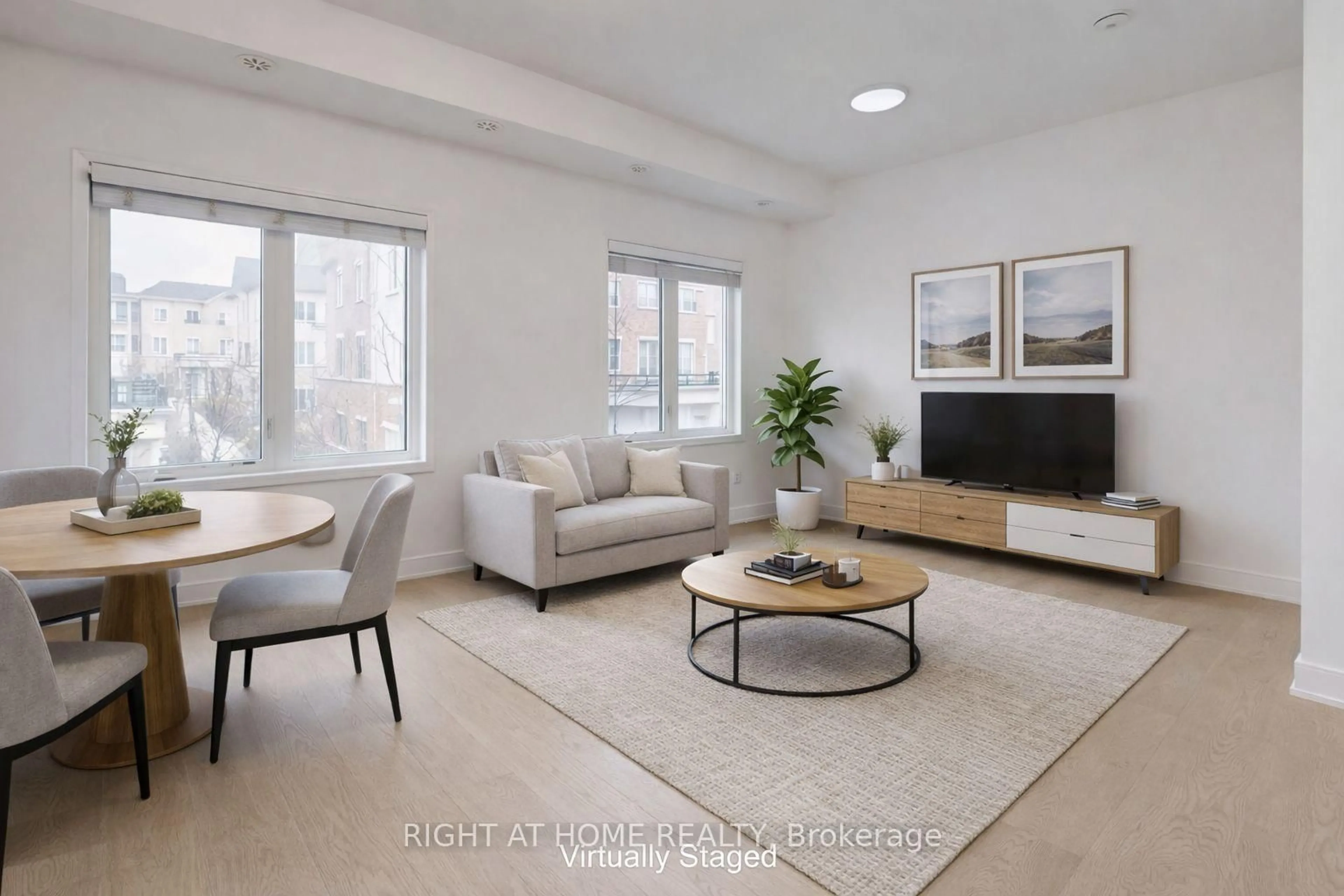 Living room with furniture, unknown for 19 Coneflower Cres #258, Toronto Ontario M2R 0A5