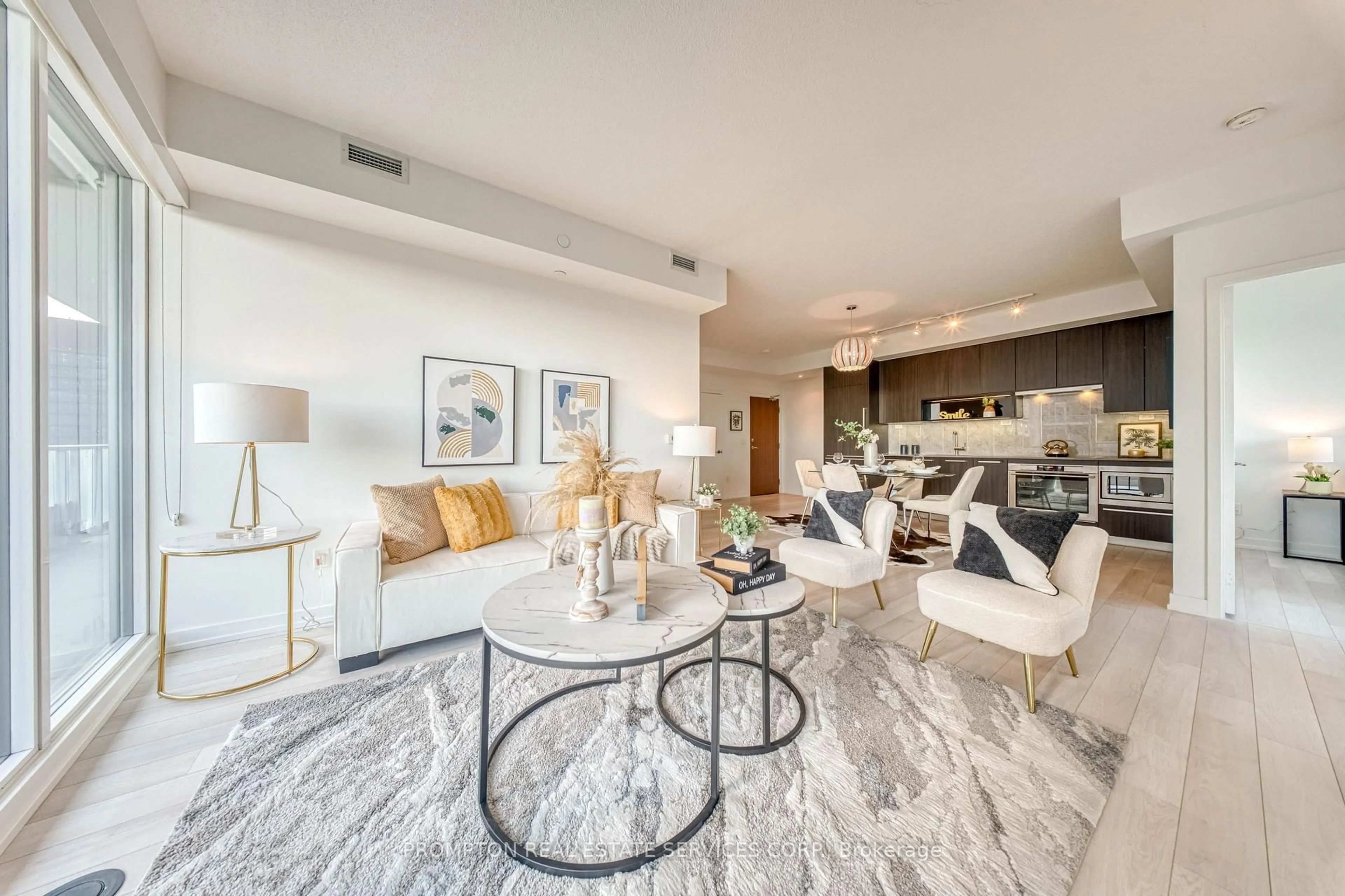 Living room with furniture, unknown for 115 Mcmahon Dr #2511, Toronto Ontario M2K 0E3