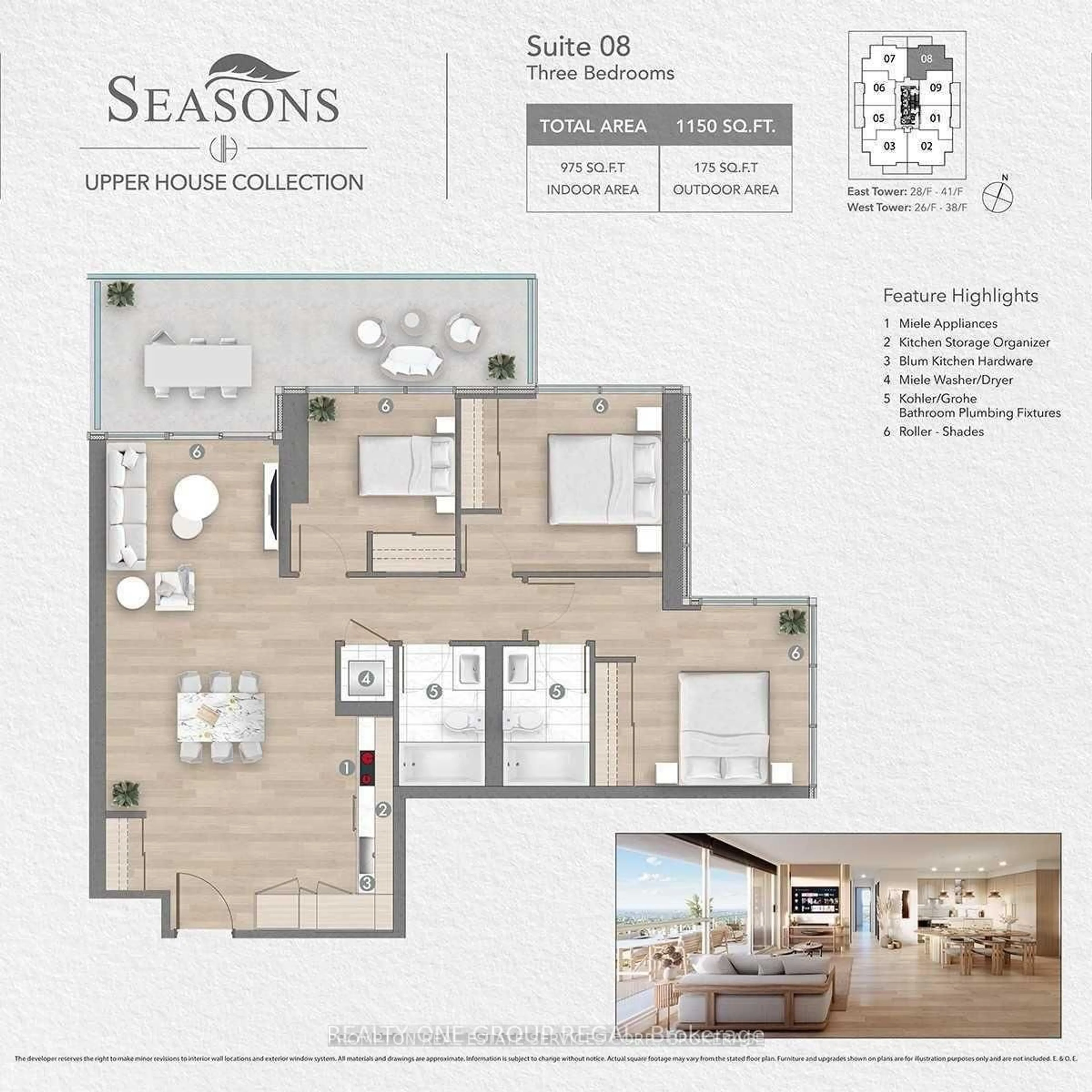 Floor plan for 85 McMahon Dr #3708, Toronto Ontario M2K 0H1