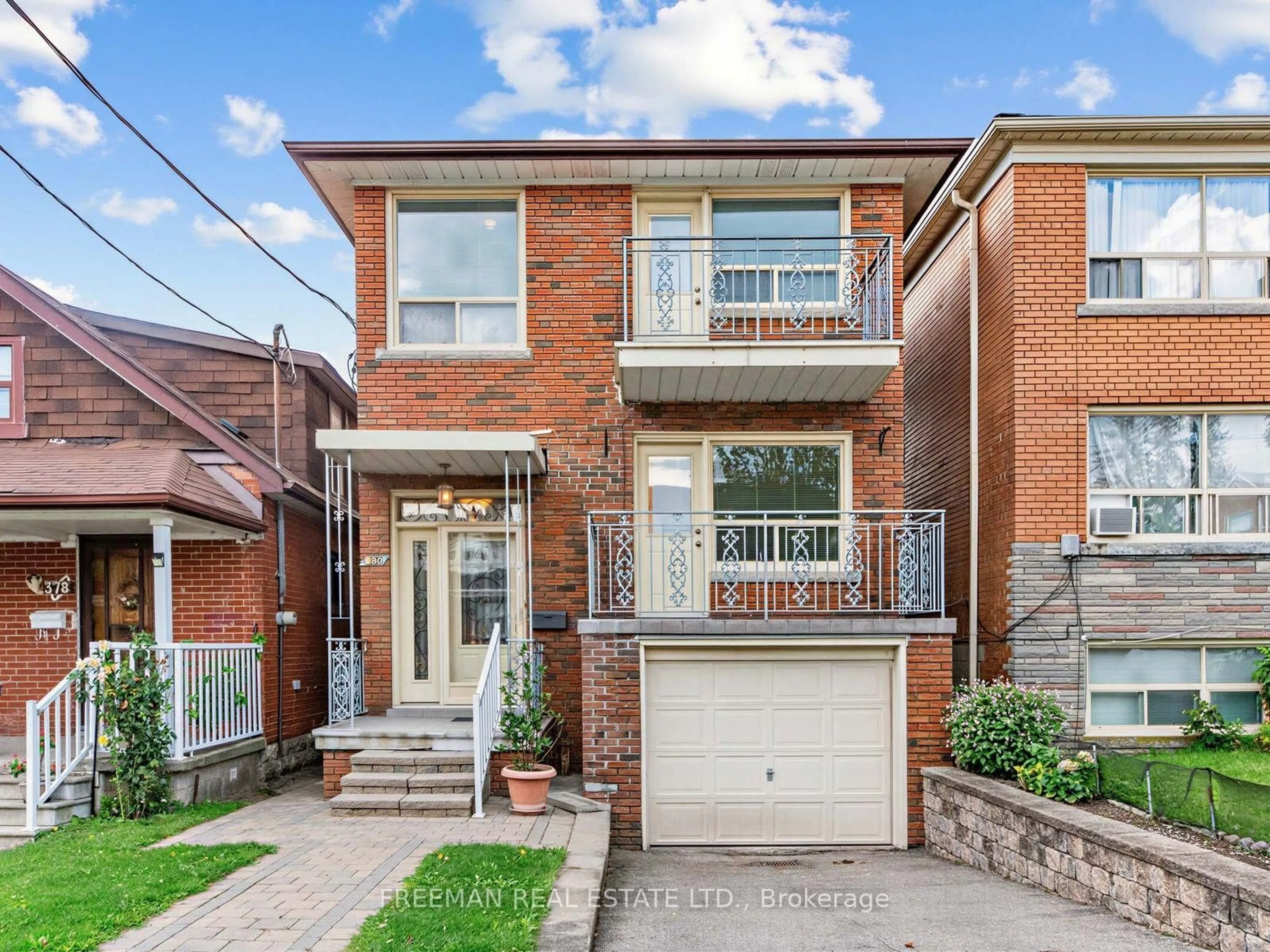 Home with brick exterior material, street for 380 Glenholme Ave, Toronto Ontario M6E 3E5
