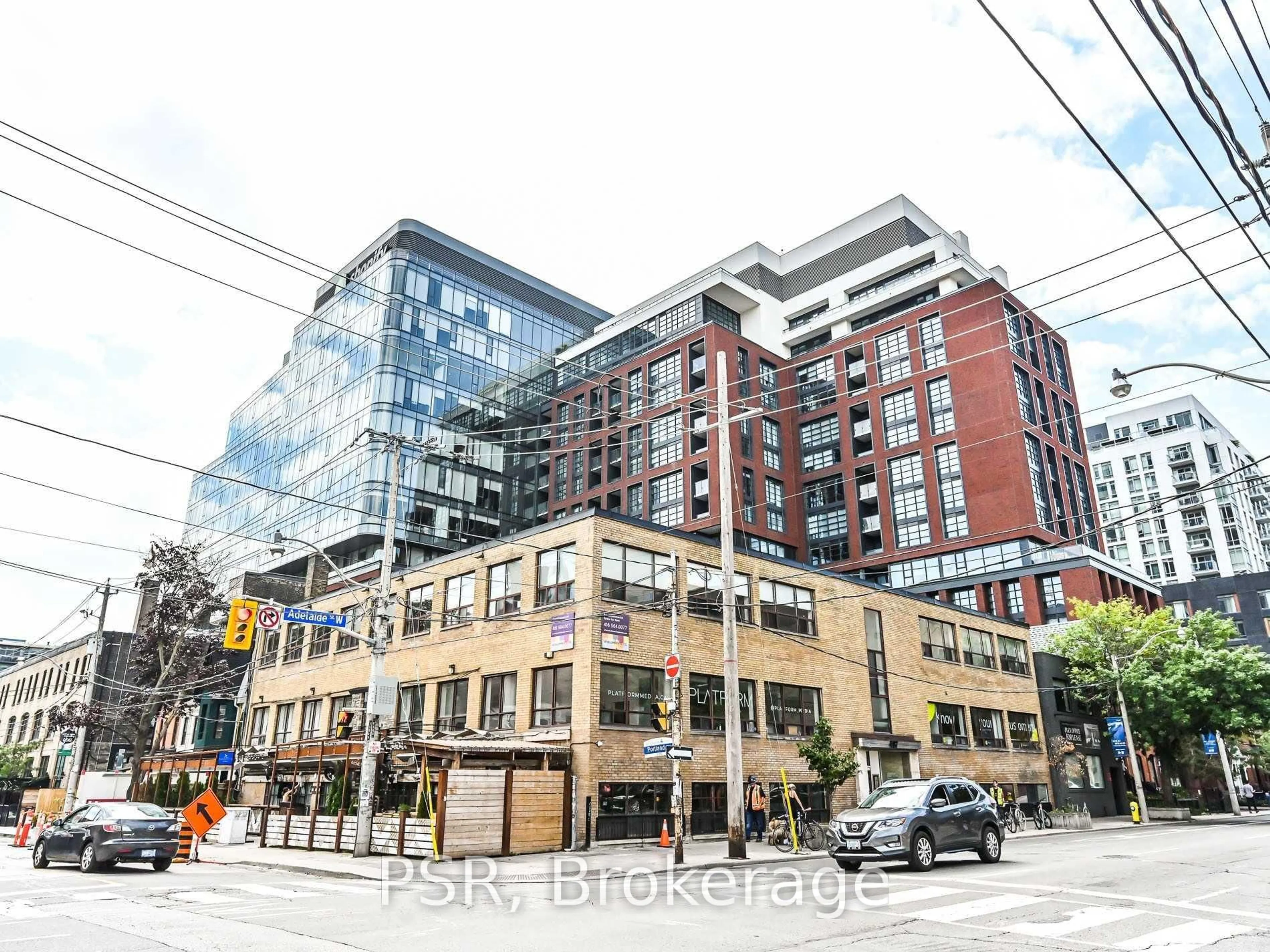 Patio, street for 501 Adelaide St #1205, Toronto Ontario M5V 1T4