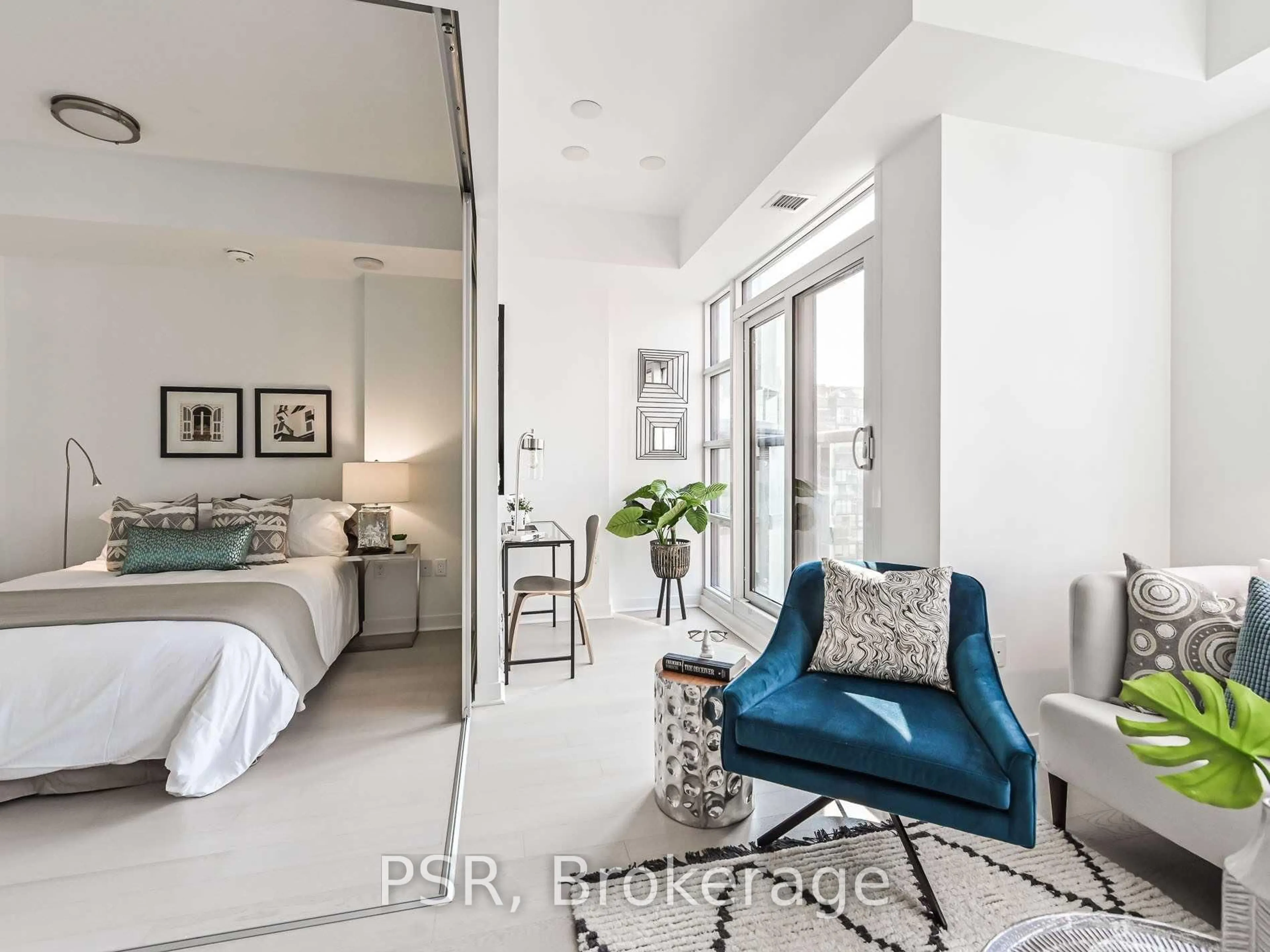 Contemporary bathroom, ceramic/tile floor for 501 Adelaide St #1205, Toronto Ontario M5V 1T4