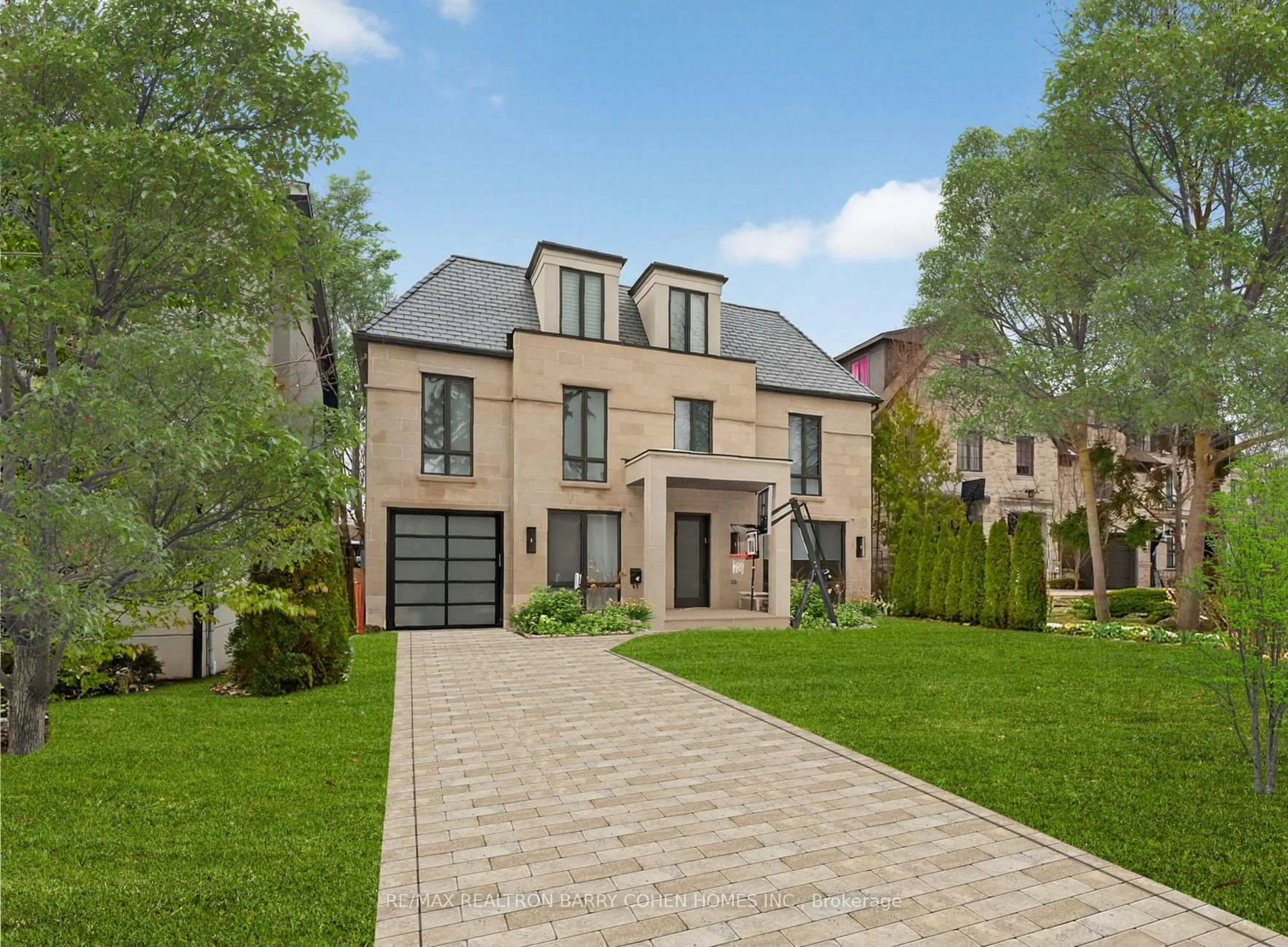 Home with brick exterior material, street for 4 Forest Wood, Toronto Ontario M5N 2V6