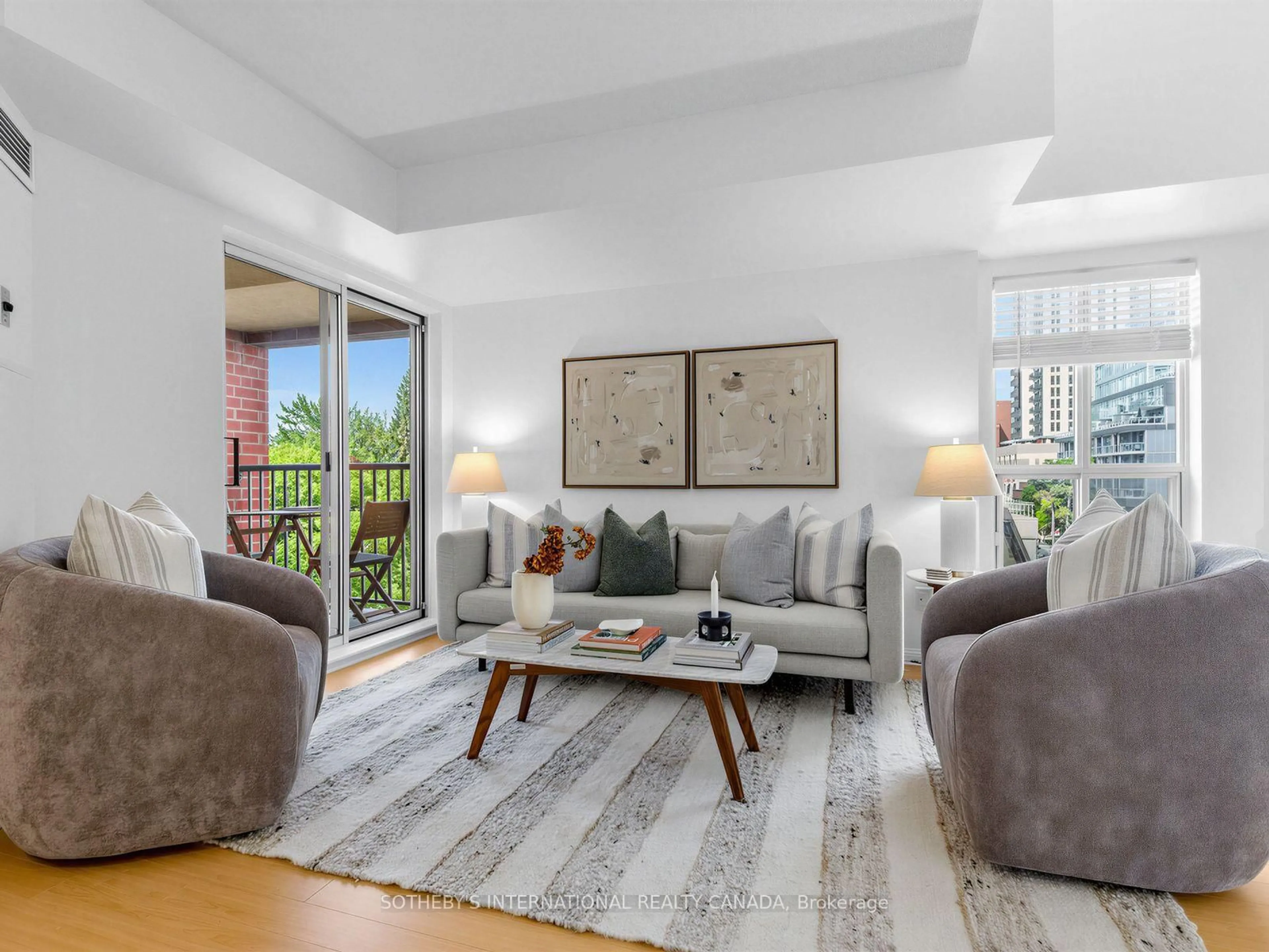 Living room with furniture, unknown for 119 Merton St #412, Toronto Ontario M4S 3G5