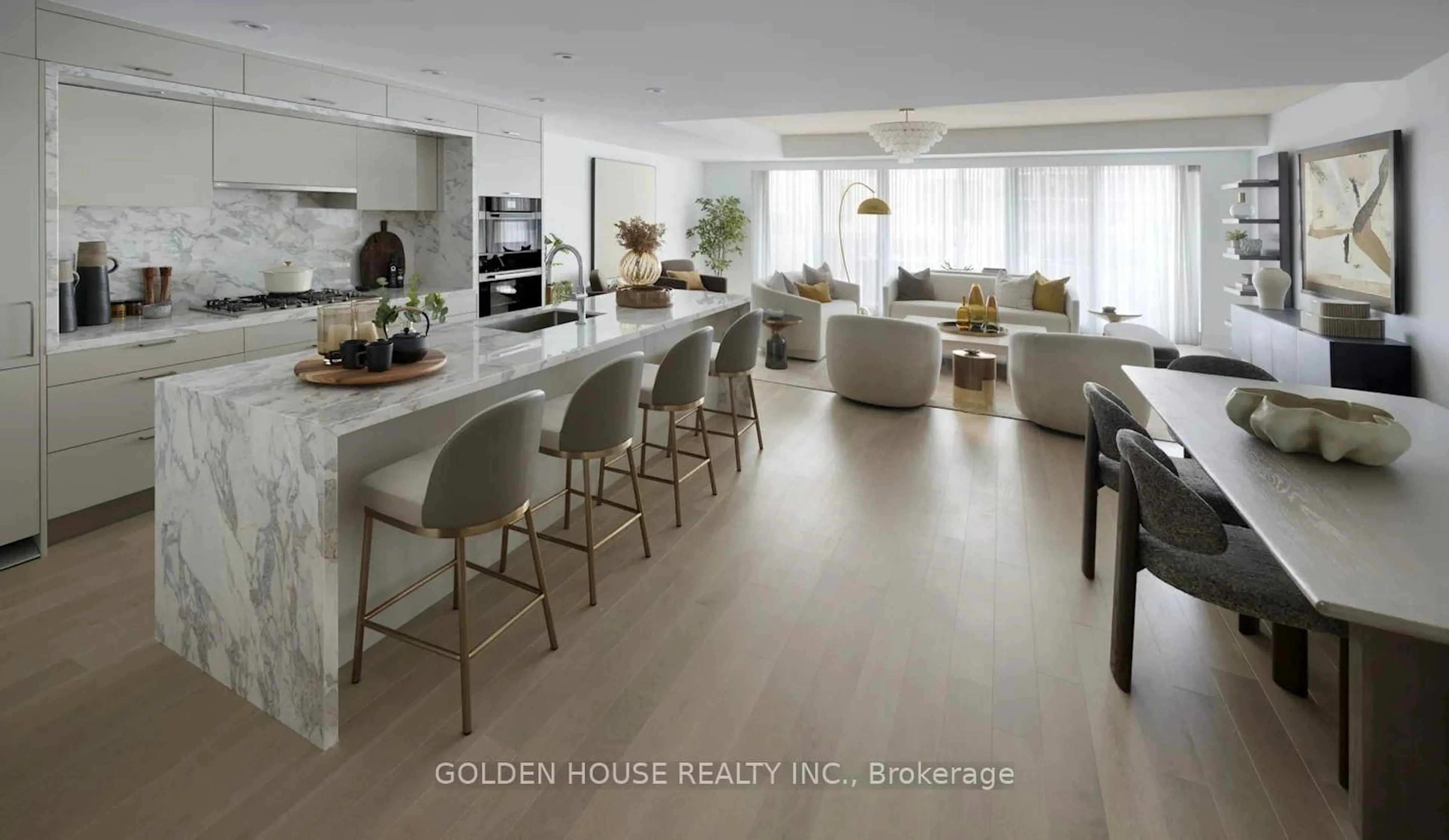 Open concept kitchen, unknown for 155 Merchants' Wharf #216, Toronto Ontario M5A 0Y4