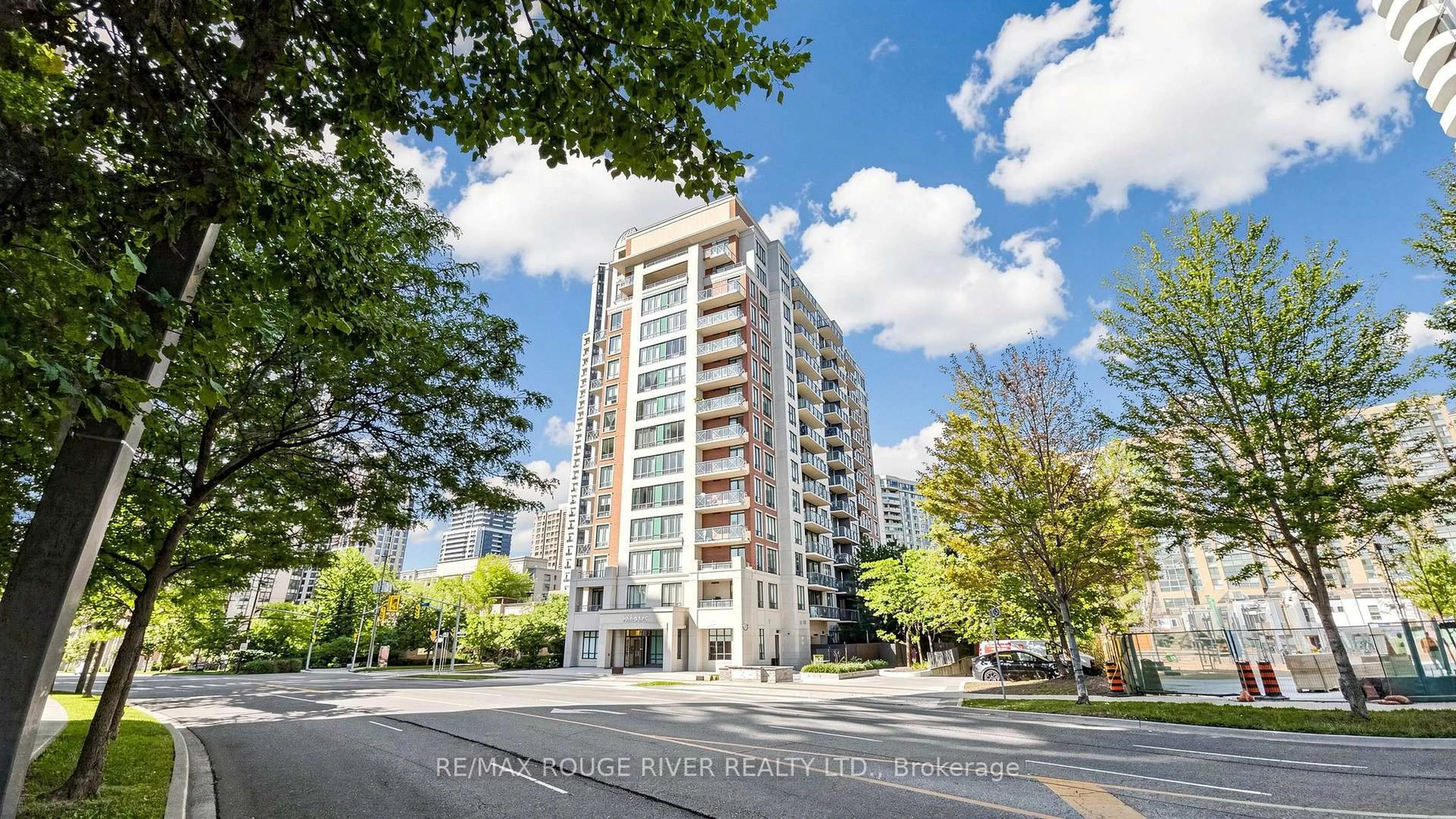 A pic from outside/outdoor area/front of a property/back of a property/a pic from drone, building for 28 Byng Ave #1003, Toronto Ontario M2N 7H4