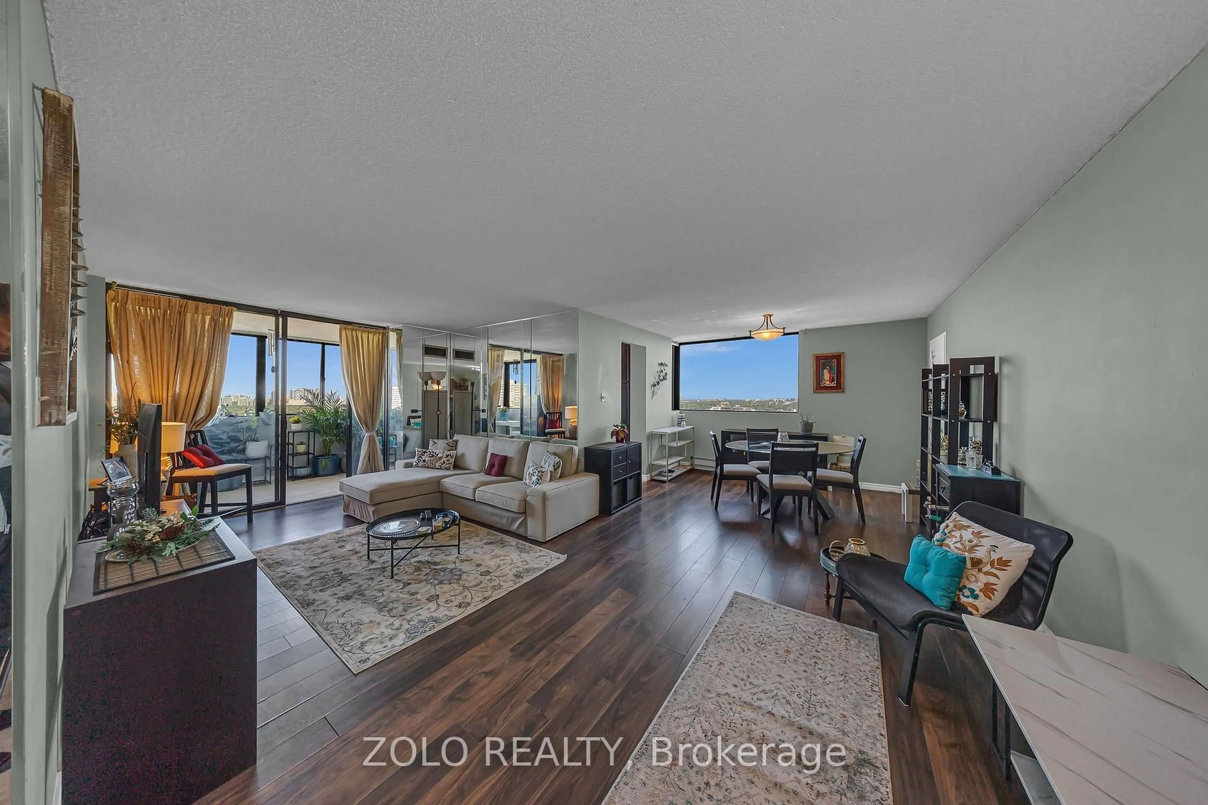 Living room with furniture, unknown for 133 Torresdale Ave #2502, Toronto Ontario M2R 3T2