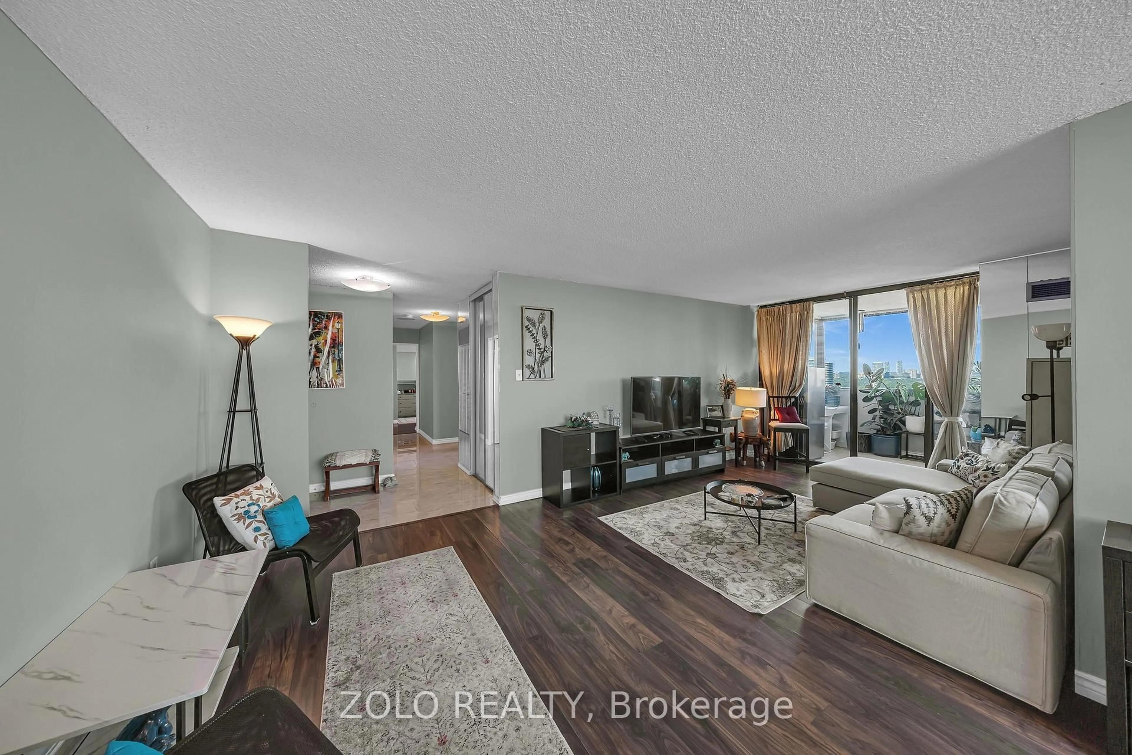 Living room with furniture, unknown for 133 Torresdale Ave #2502, Toronto Ontario M2R 3T2