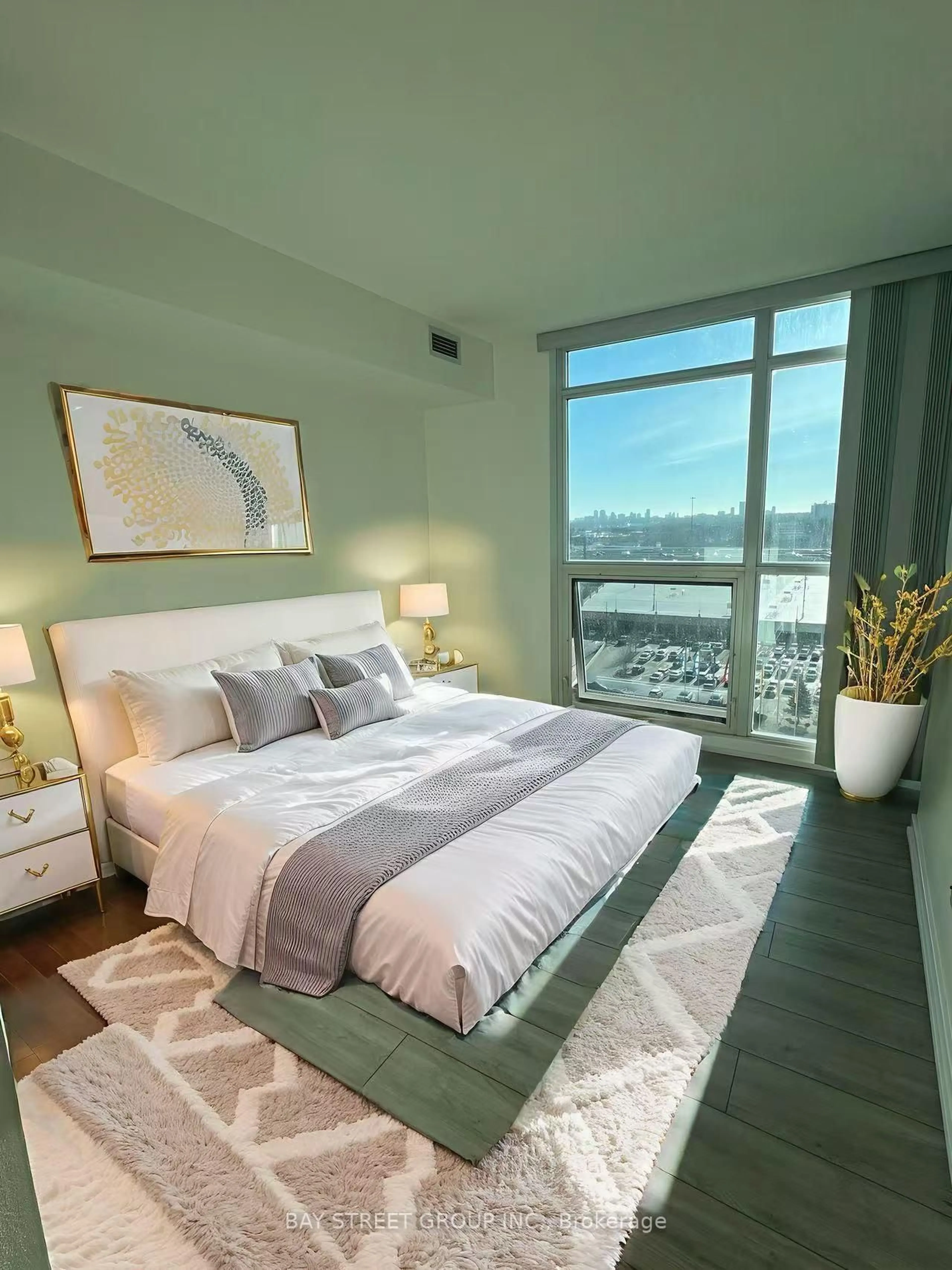 Bedroom with bed, unknown for 33 Singer Crt #1111, Toronto Ontario M2K 0B4