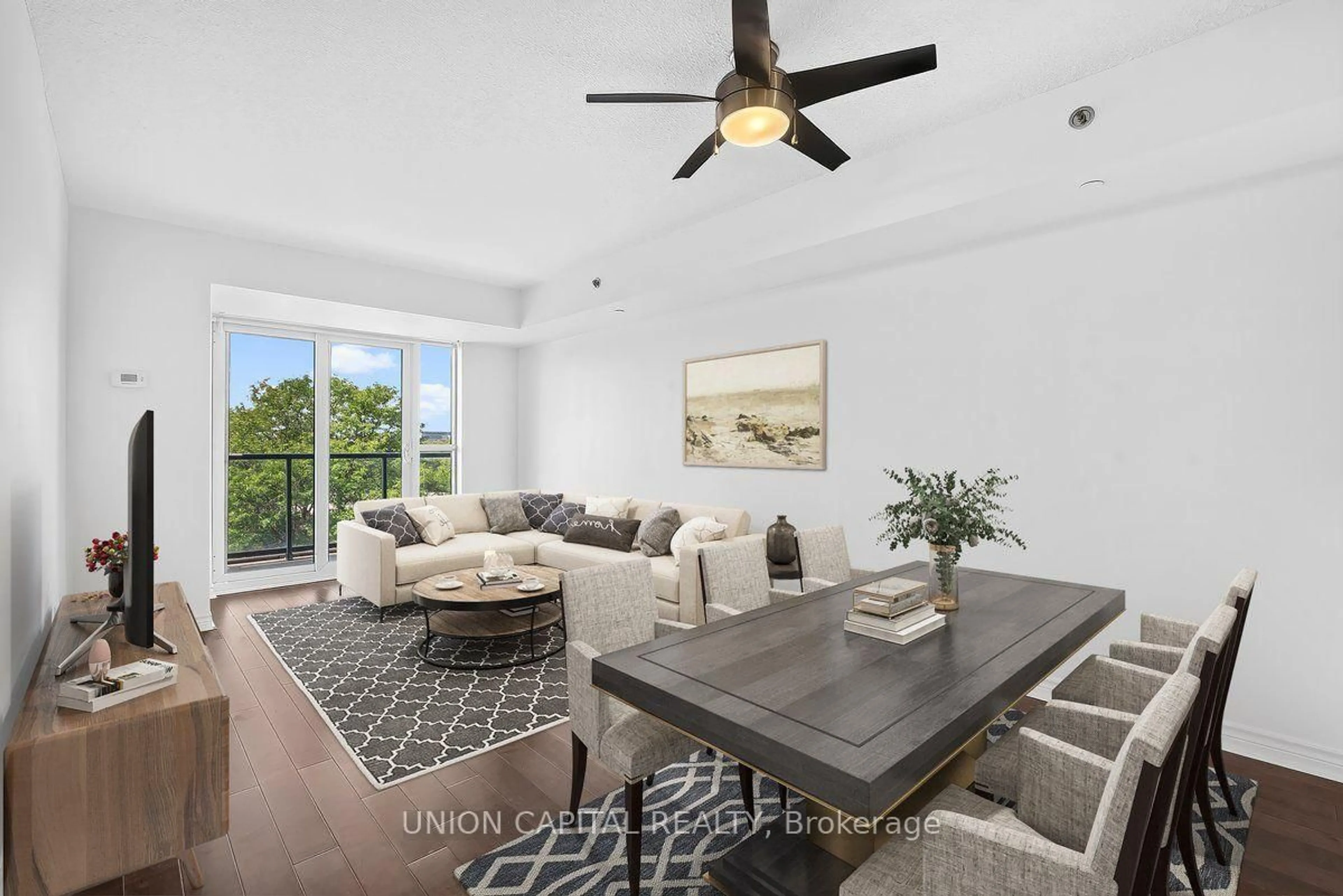 Living room with furniture, unknown for 35 Saranac Blvd #602, Toronto Ontario M6A 2G4