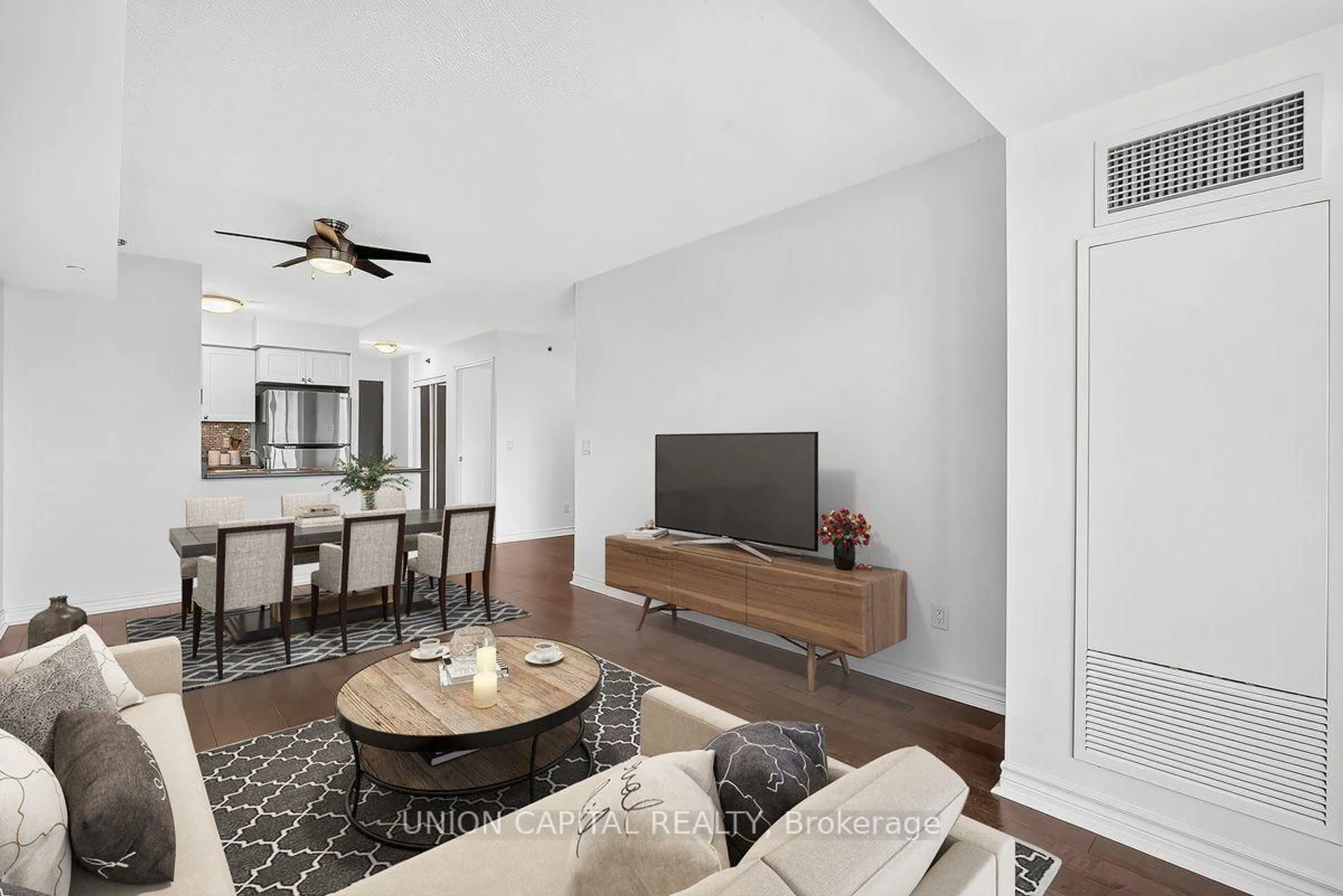 Living room with furniture, unknown for 35 Saranac Blvd #602, Toronto Ontario M6A 2G4