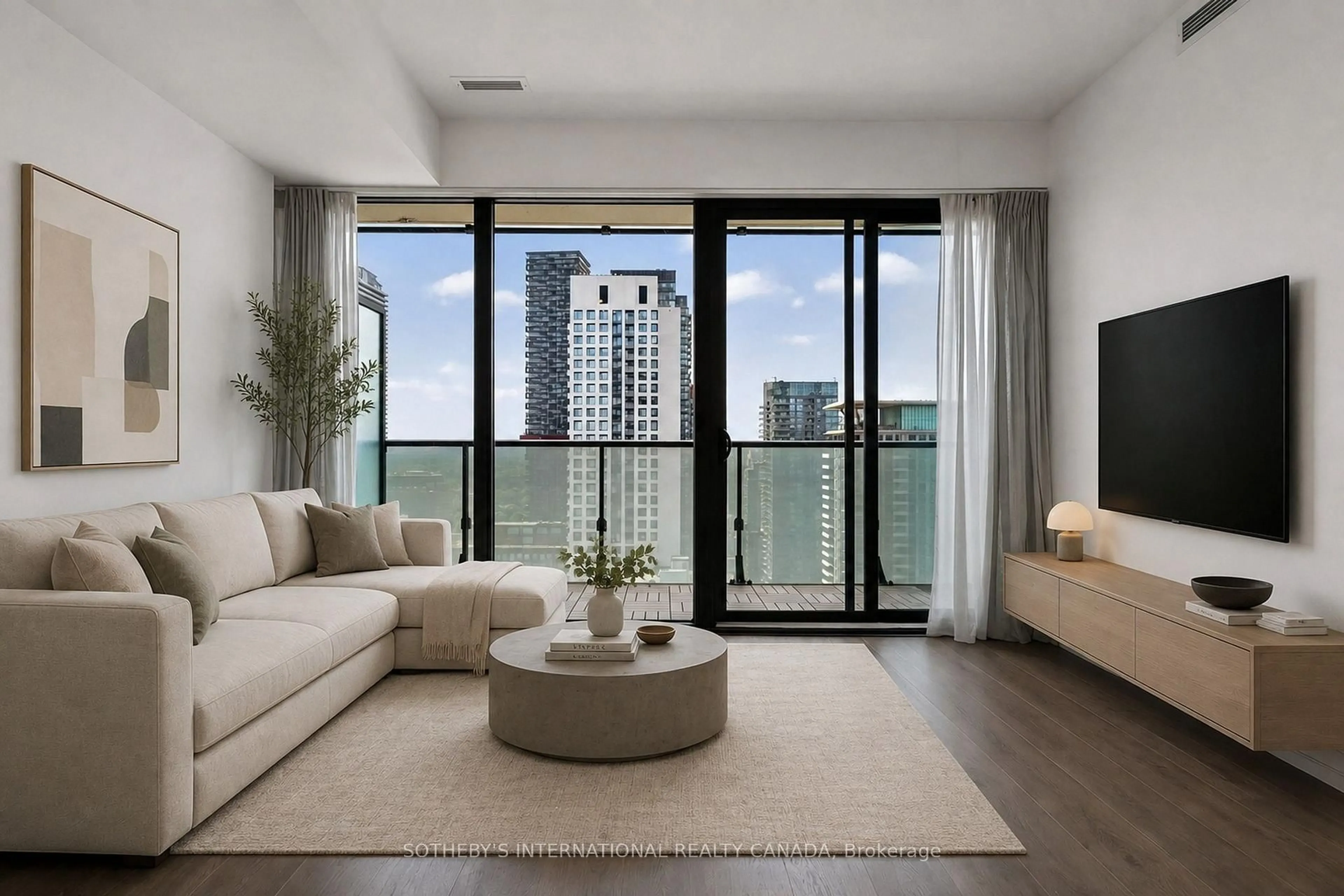 Living room with furniture, unknown for 161 Roehampton Ave #3001, Toronto Ontario M4P 0C8