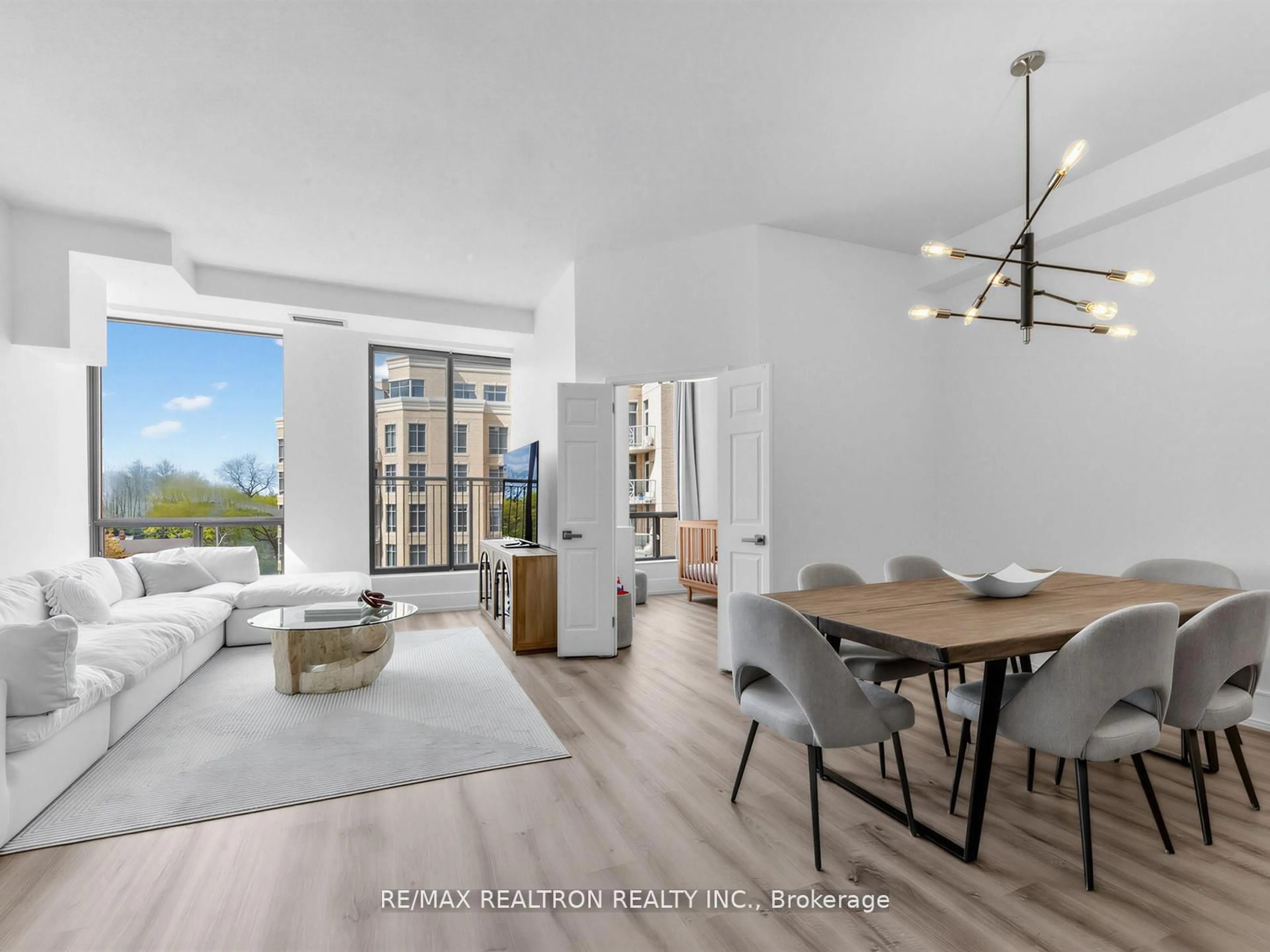 Living room with furniture, unknown for 500 Glencairn Ave #503, Toronto Ontario M6B 1Z1