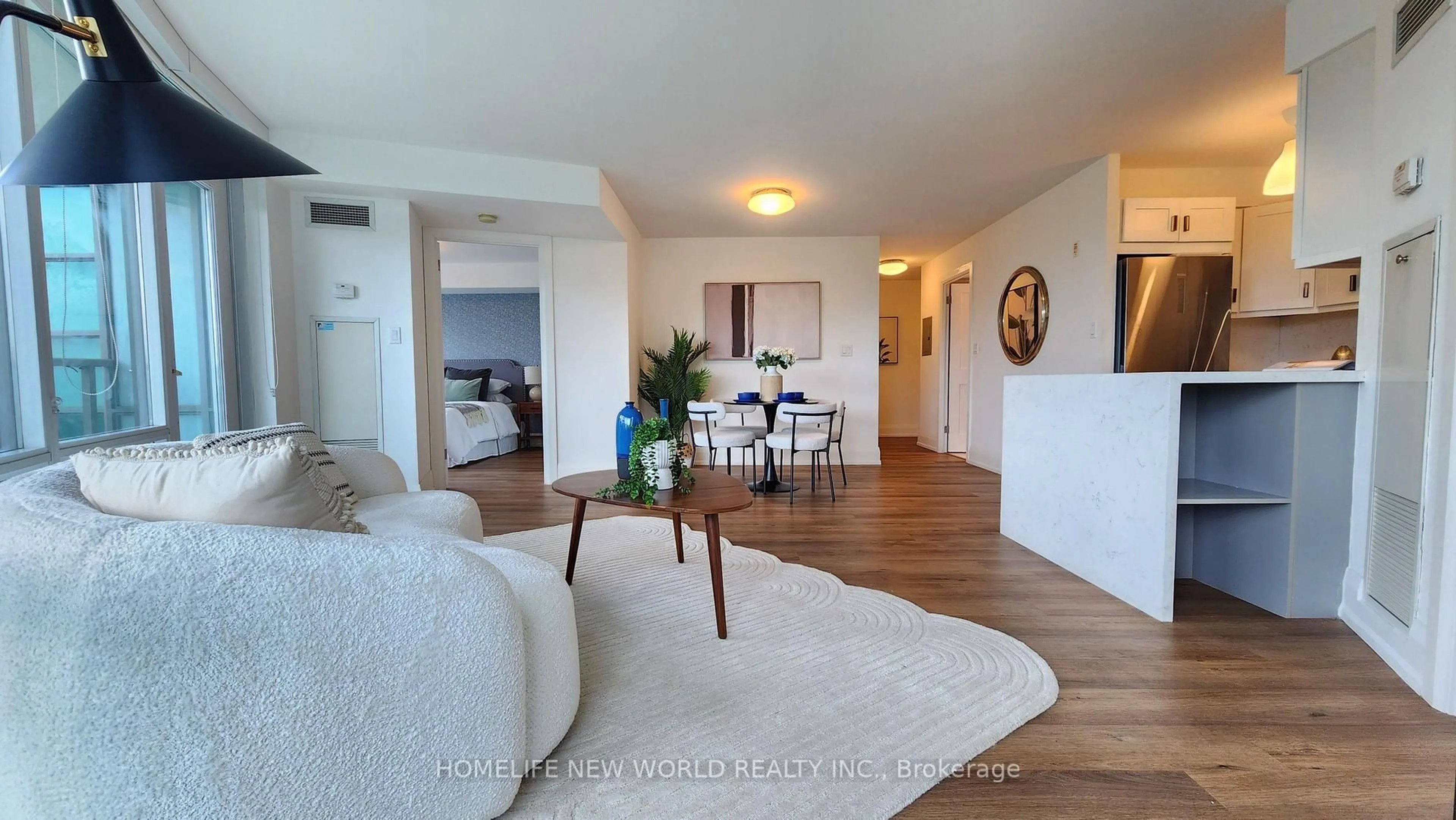 Living room with furniture, unknown for 3830 Bathurst St #404, Toronto Ontario M3H 6C5
